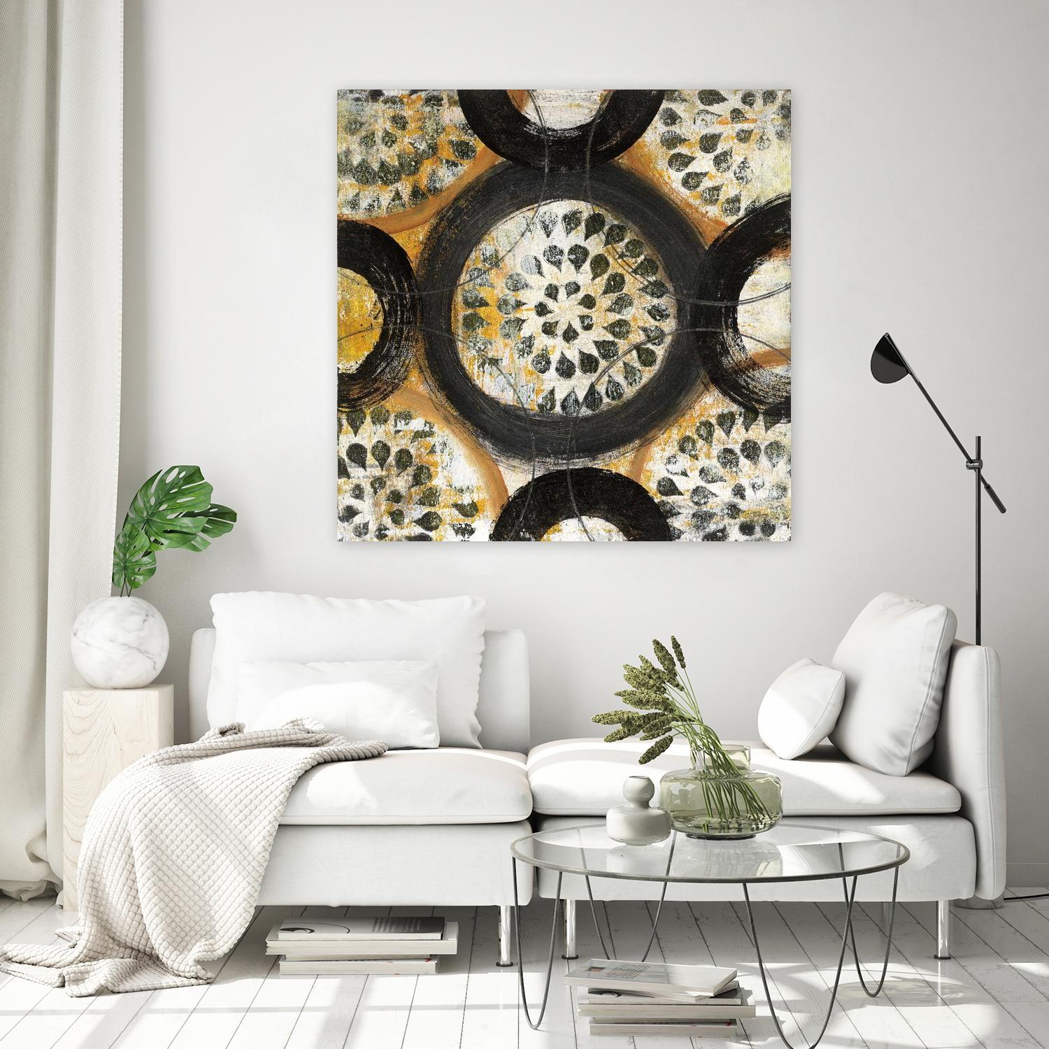 Inner Layer I by Cheryl Warrick on GIANT ART - yellow abstract