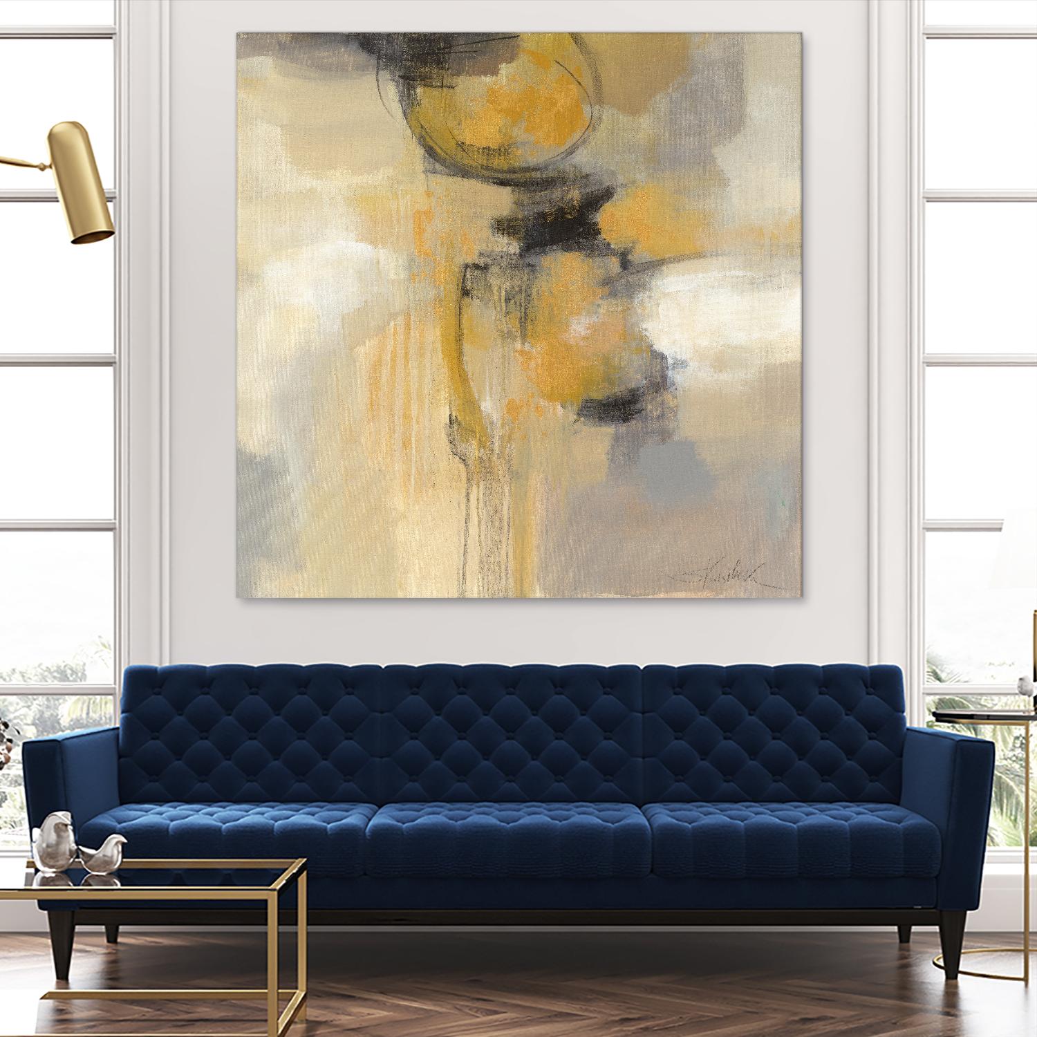 Solar Path I by Silvia Vassileva on GIANT ART - beige abstract