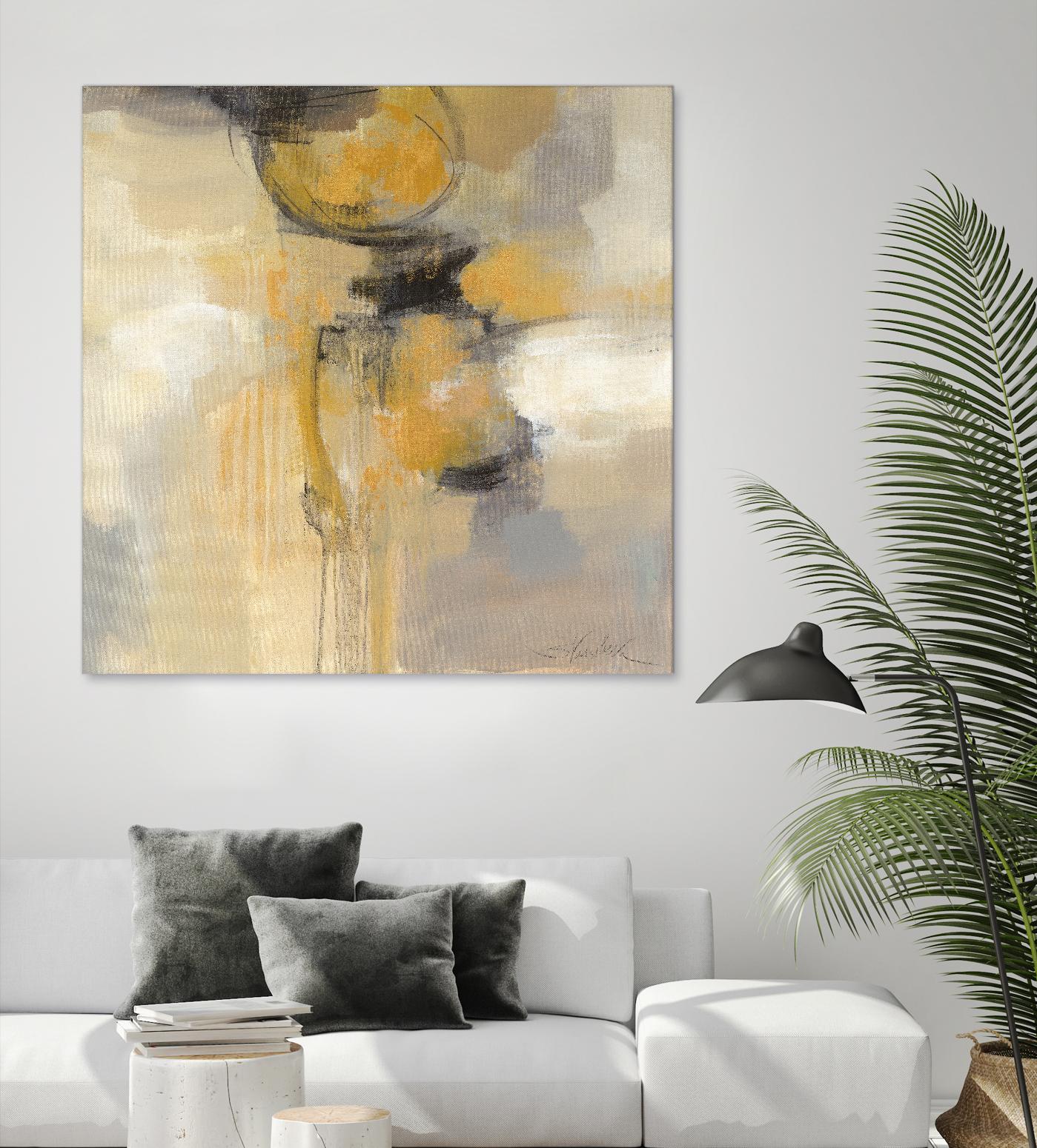 Solar Path I by Silvia Vassileva on GIANT ART - beige abstract