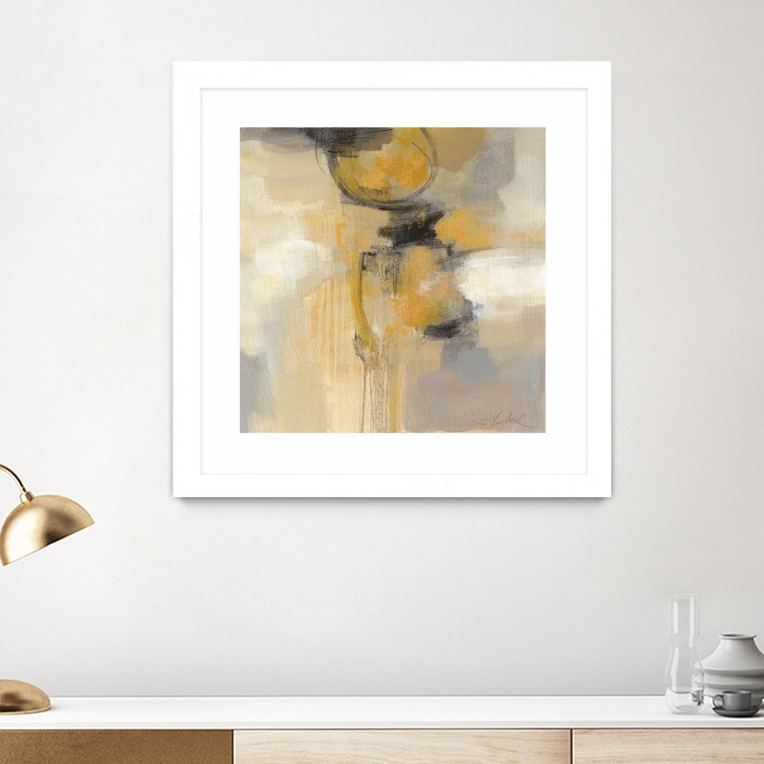 Solar Path I by Silvia Vassileva on GIANT ART - beige abstract