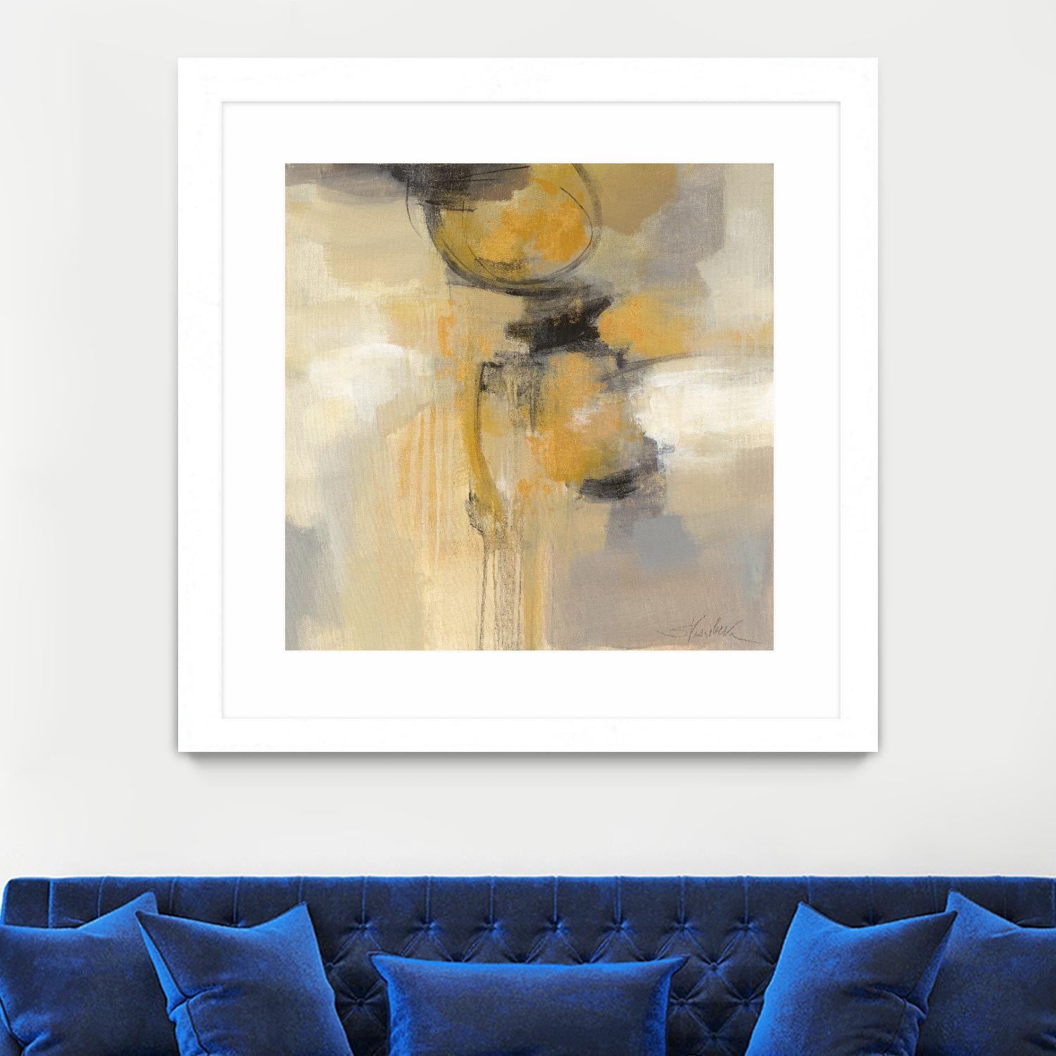 Solar Path I by Silvia Vassileva on GIANT ART - beige abstract