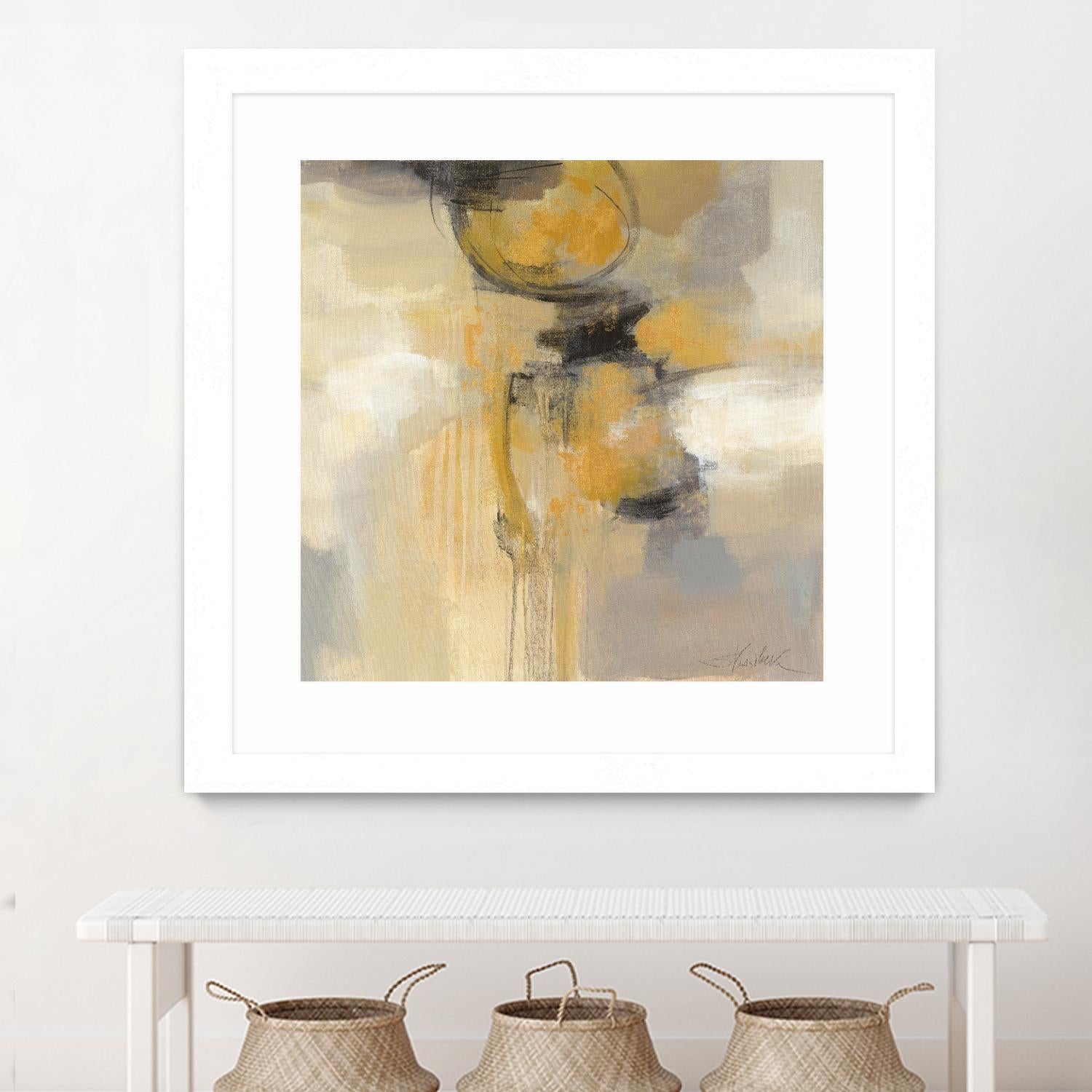 Solar Path I by Silvia Vassileva on GIANT ART - beige abstract