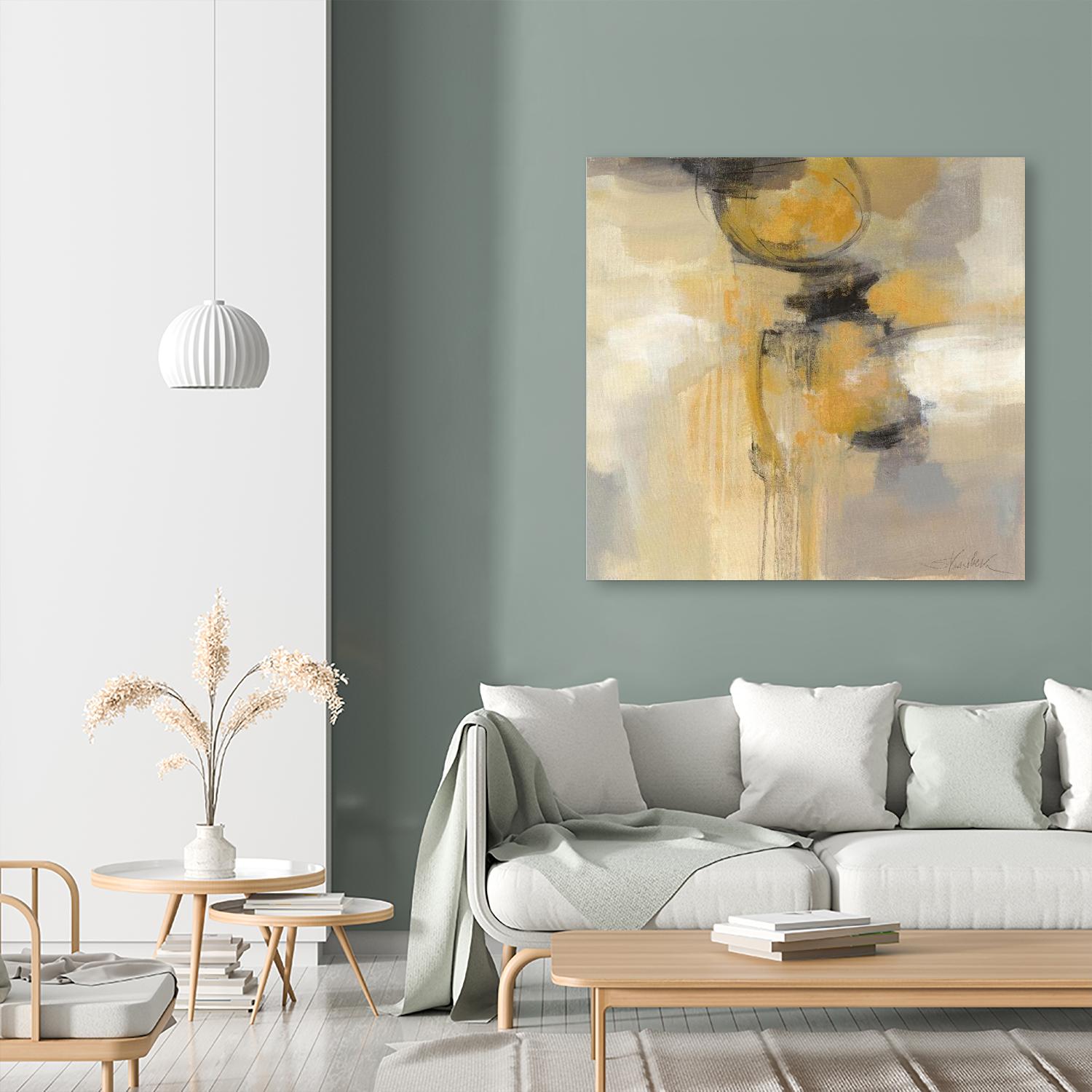 Solar Path I by Silvia Vassileva on GIANT ART - beige abstract