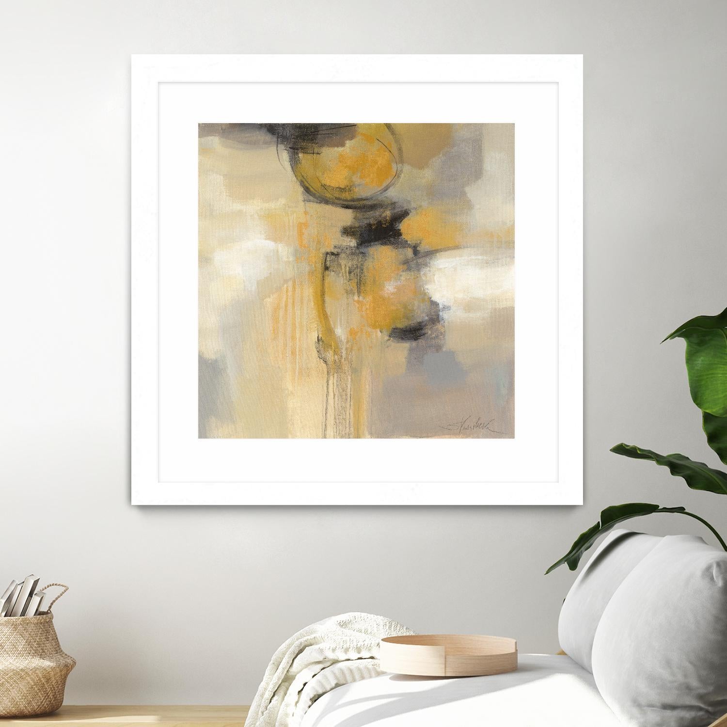Solar Path I by Silvia Vassileva on GIANT ART - beige abstract