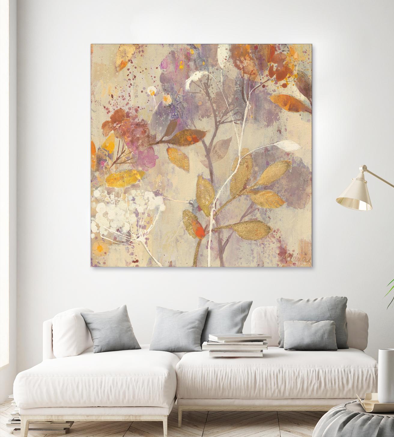 Autumn Botnanicals II by Albena Hristova on GIANT ART - red botany