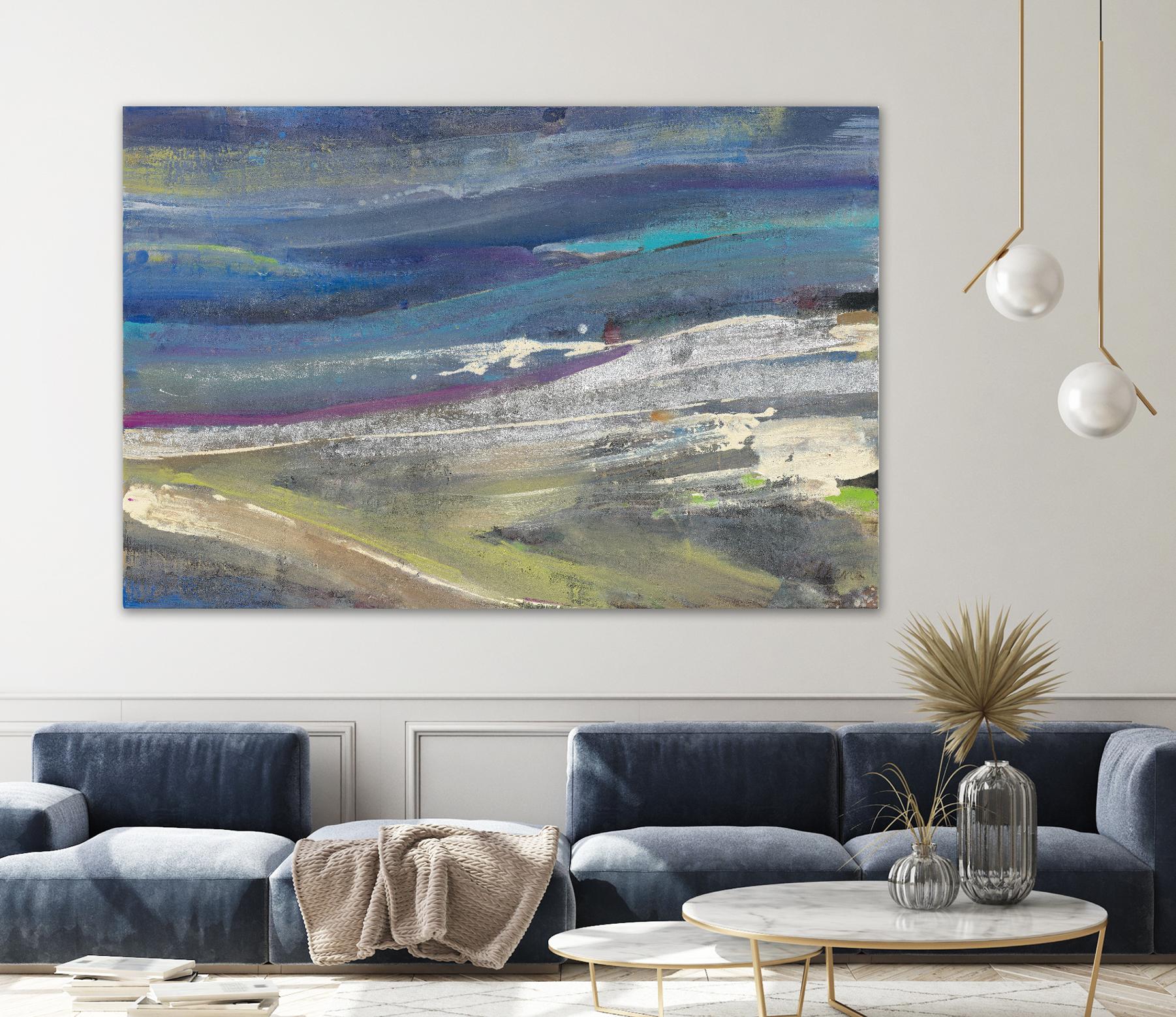 Highlands by Albena Hristova on GIANT ART - green abstract