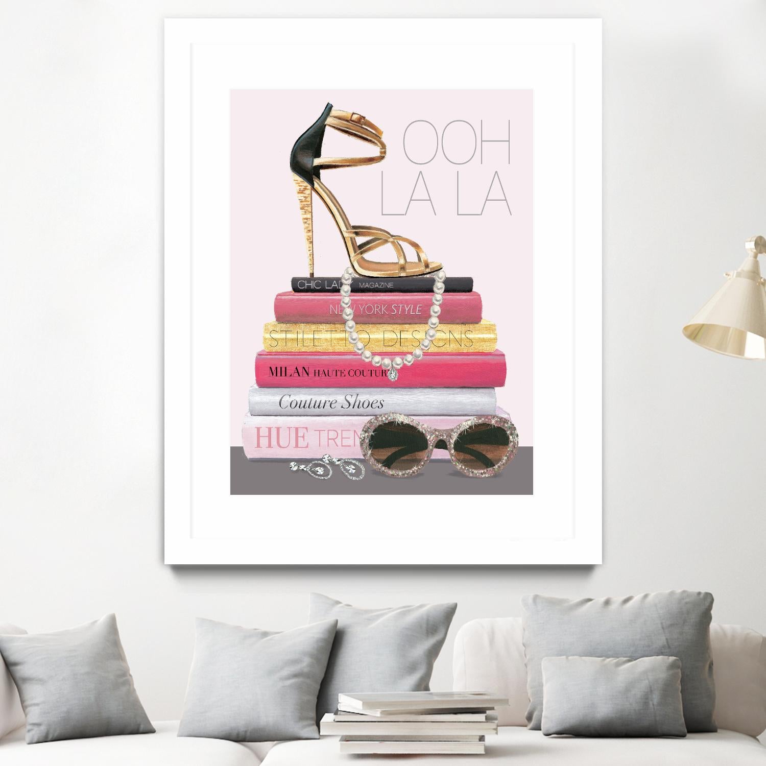 Paris Style I Gold and Black by Marco Fabiano on GIANT ART - grey fashion