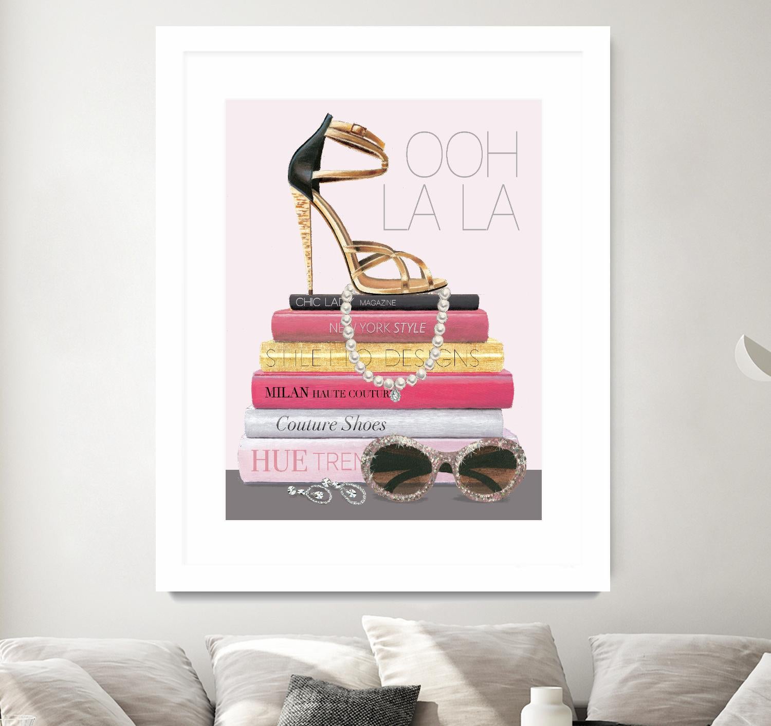 Paris Style I Gold and Black by Marco Fabiano on GIANT ART - grey fashion