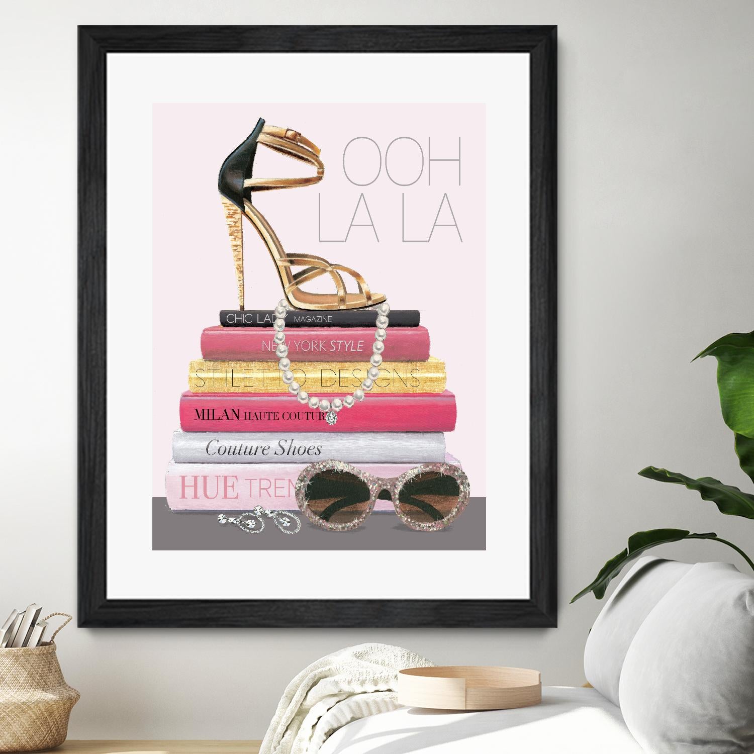 Paris Style I Gold and Black by Marco Fabiano on GIANT ART - grey fashion