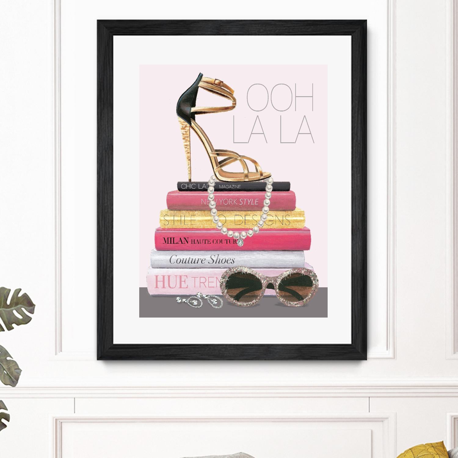 Paris Style I Gold and Black by Marco Fabiano on GIANT ART - grey fashion