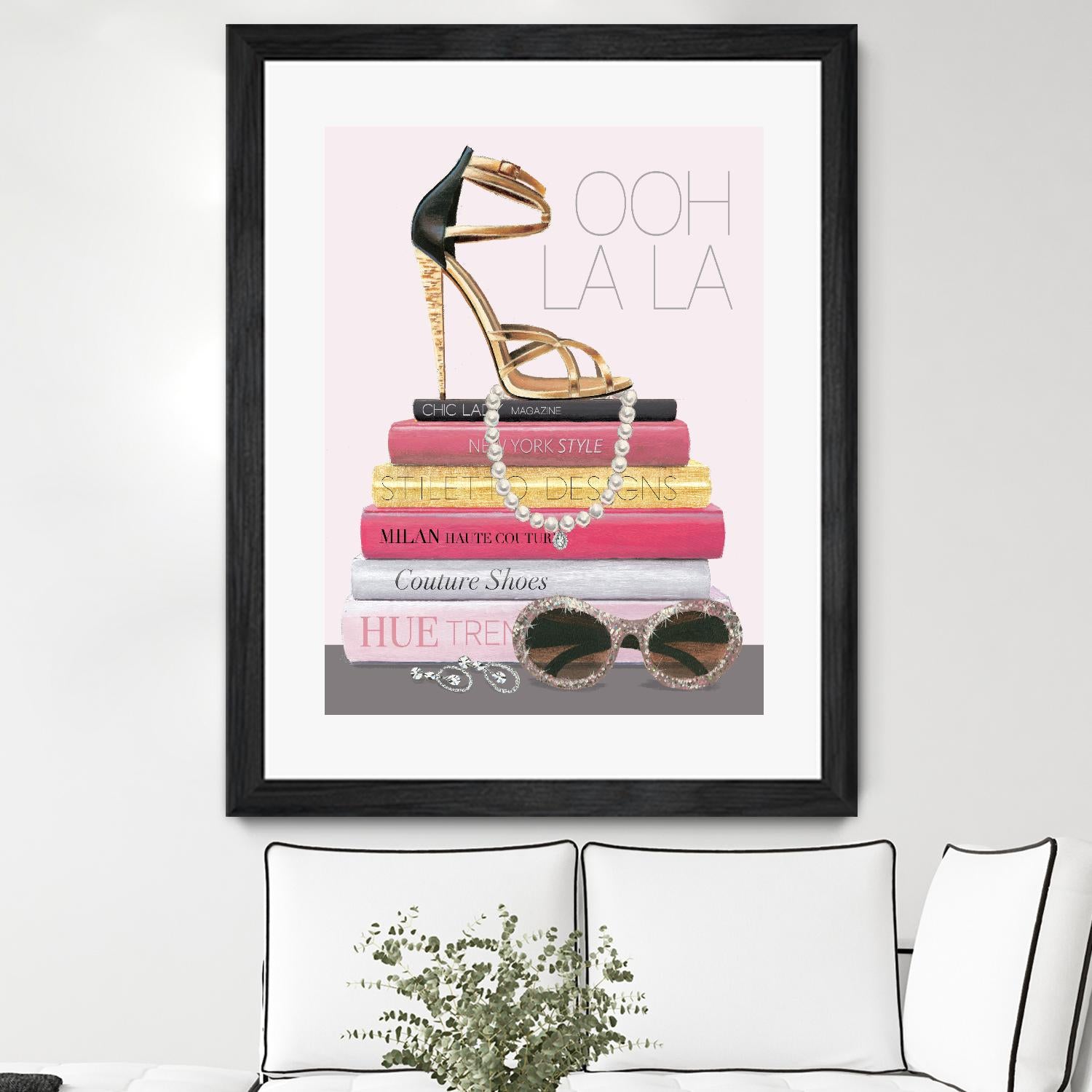 Paris Style I Gold and Black by Marco Fabiano on GIANT ART - grey fashion