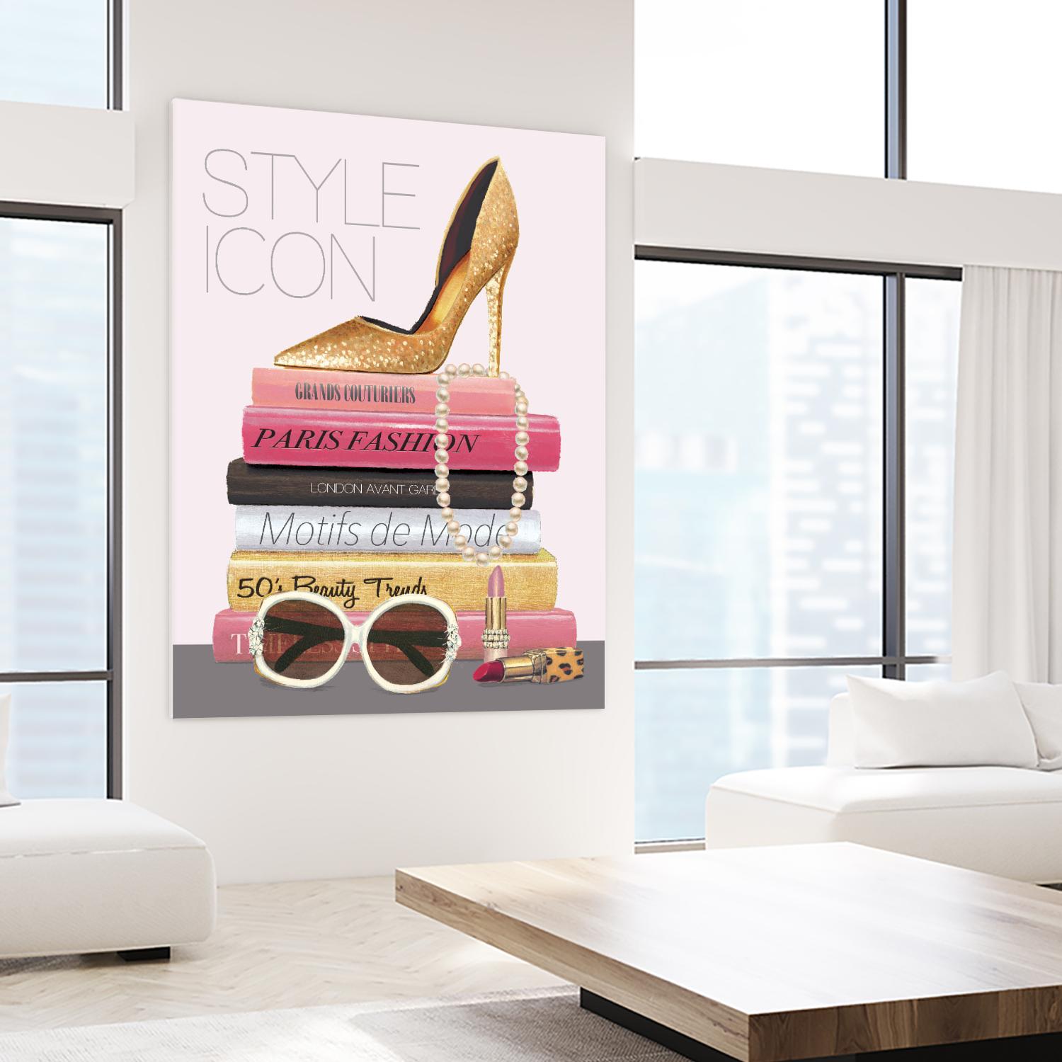 Paris Style II Gold and Black by Marco Fabiano on GIANT ART - grey fashion