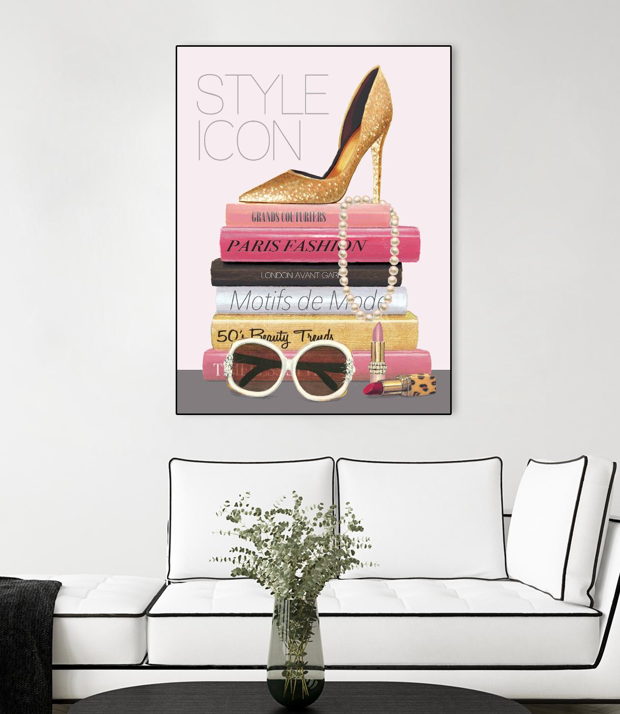 Paris Style II Gold and Black by Marco Fabiano on GIANT ART - grey fashion