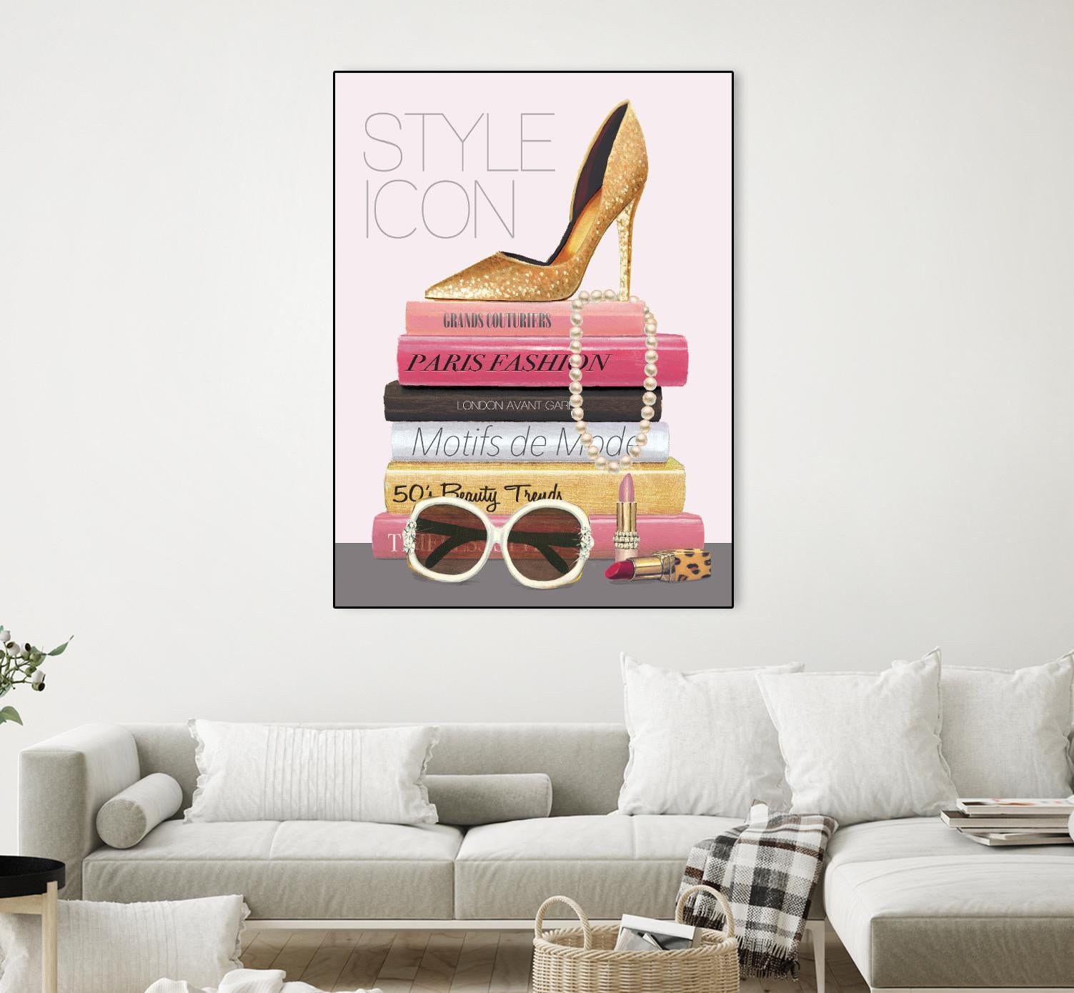 Paris Style II Gold and Black by Marco Fabiano on GIANT ART - grey fashion