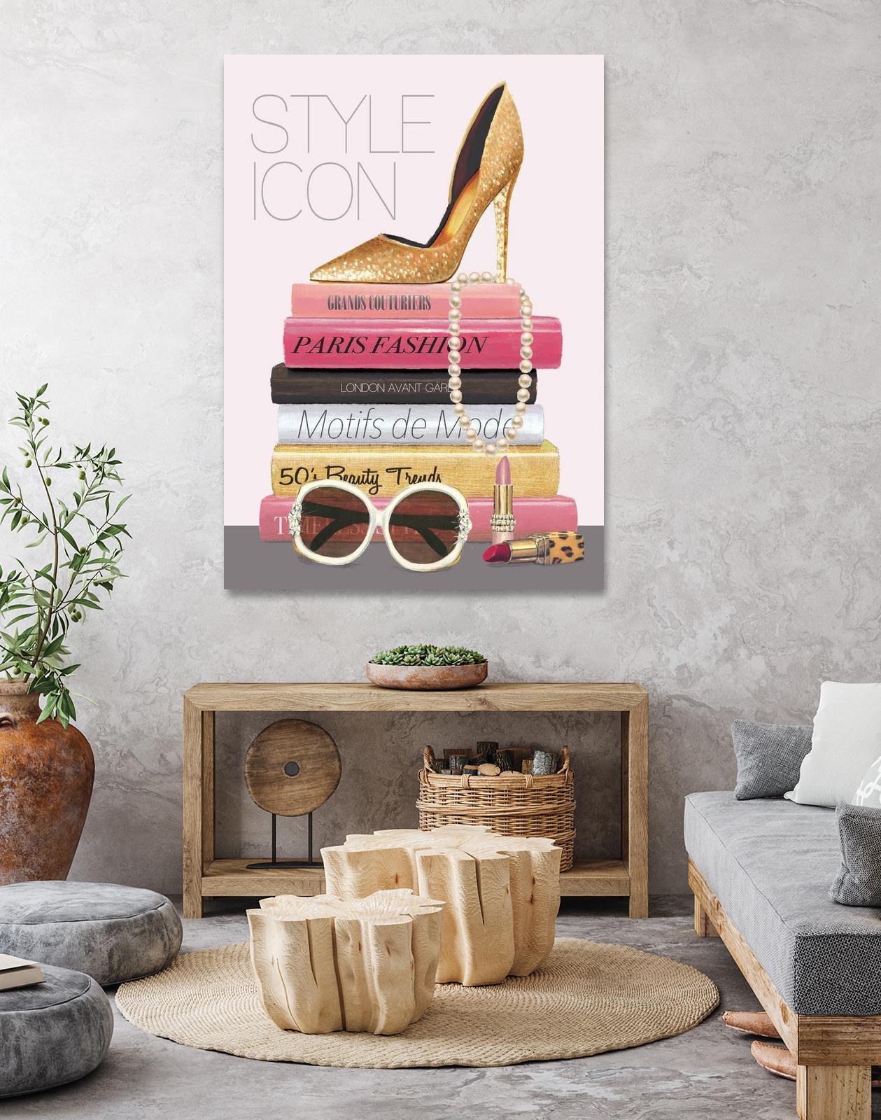 Paris Style II Gold and Black by Marco Fabiano on GIANT ART - grey fashion