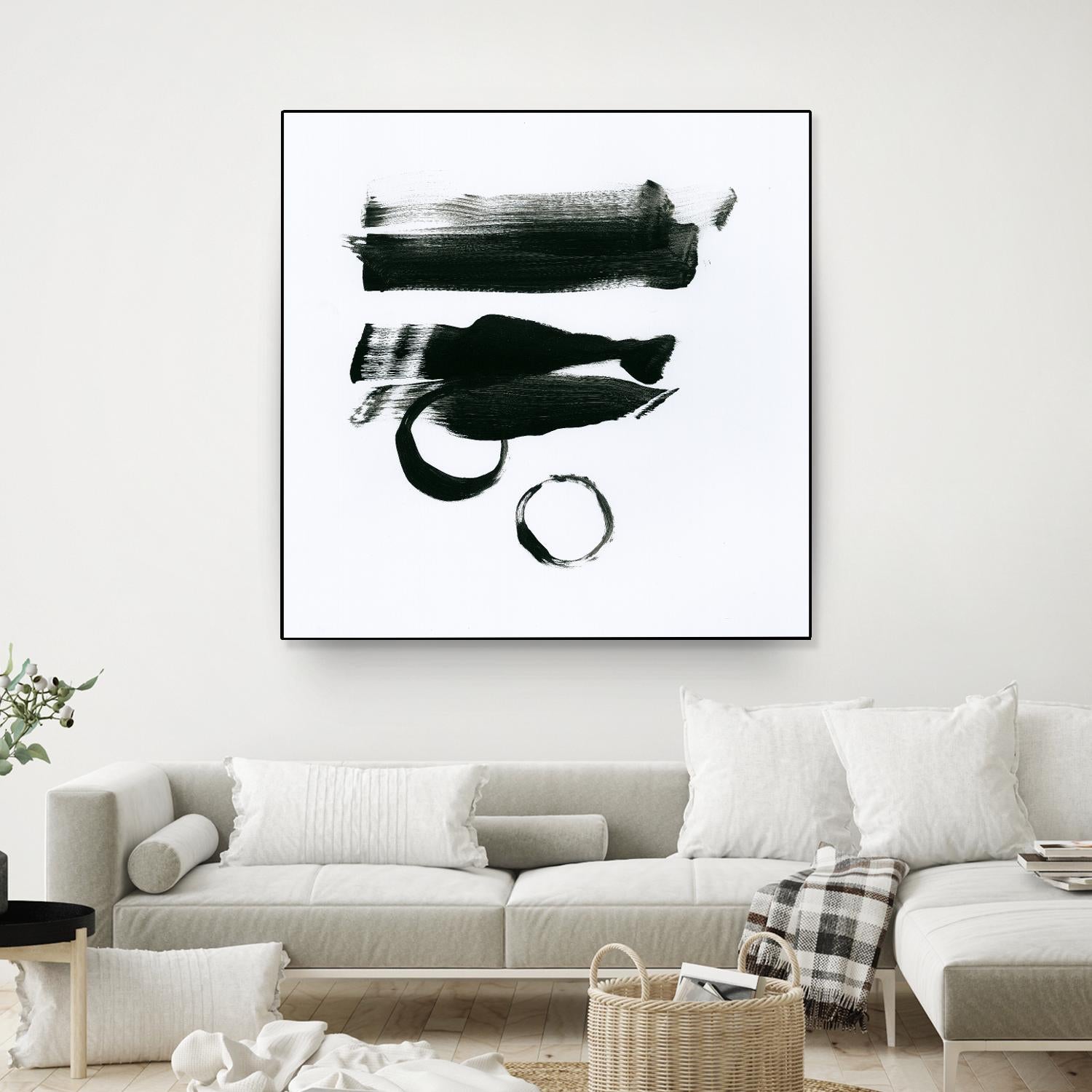 Gold and Black Elements 16 by Mike Schick on GIANT ART - black abstract