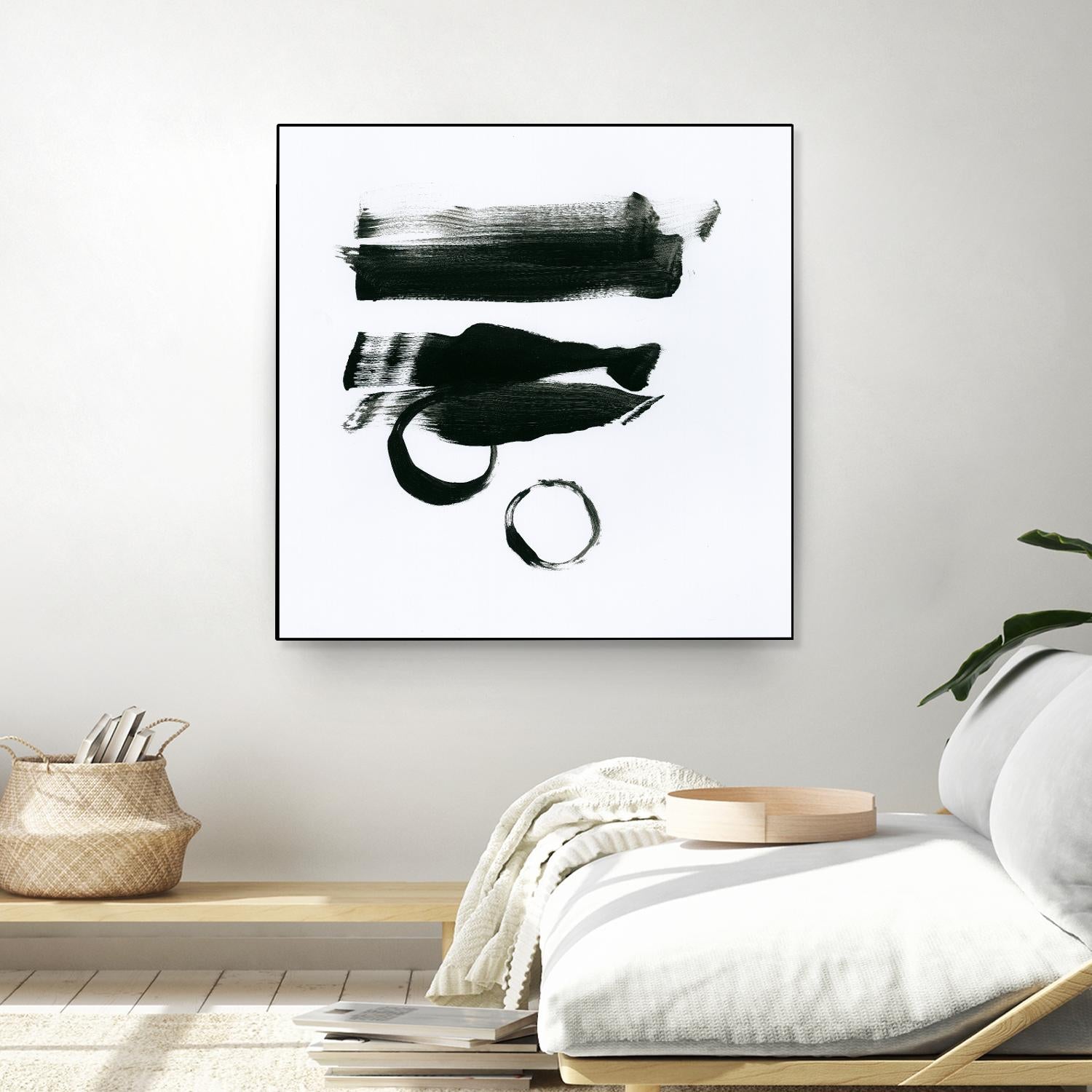 Gold and Black Elements 16 by Mike Schick on GIANT ART - black abstract