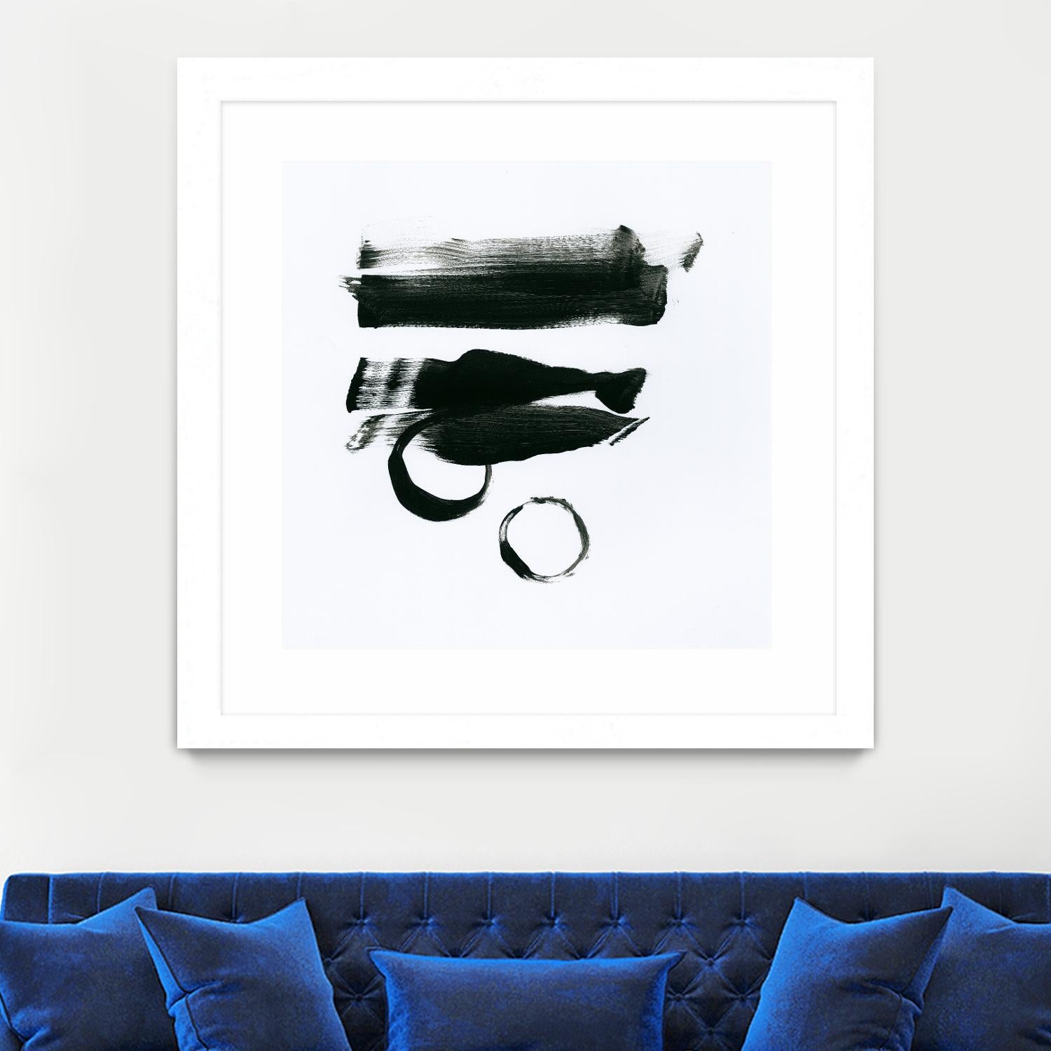 Gold and Black Elements 16 by Mike Schick on GIANT ART - black abstract