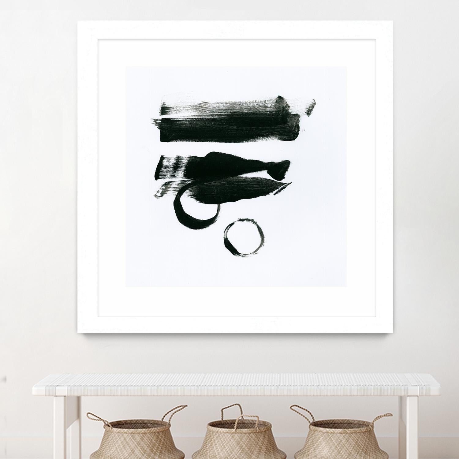 Gold and Black Elements 16 by Mike Schick on GIANT ART - black abstract