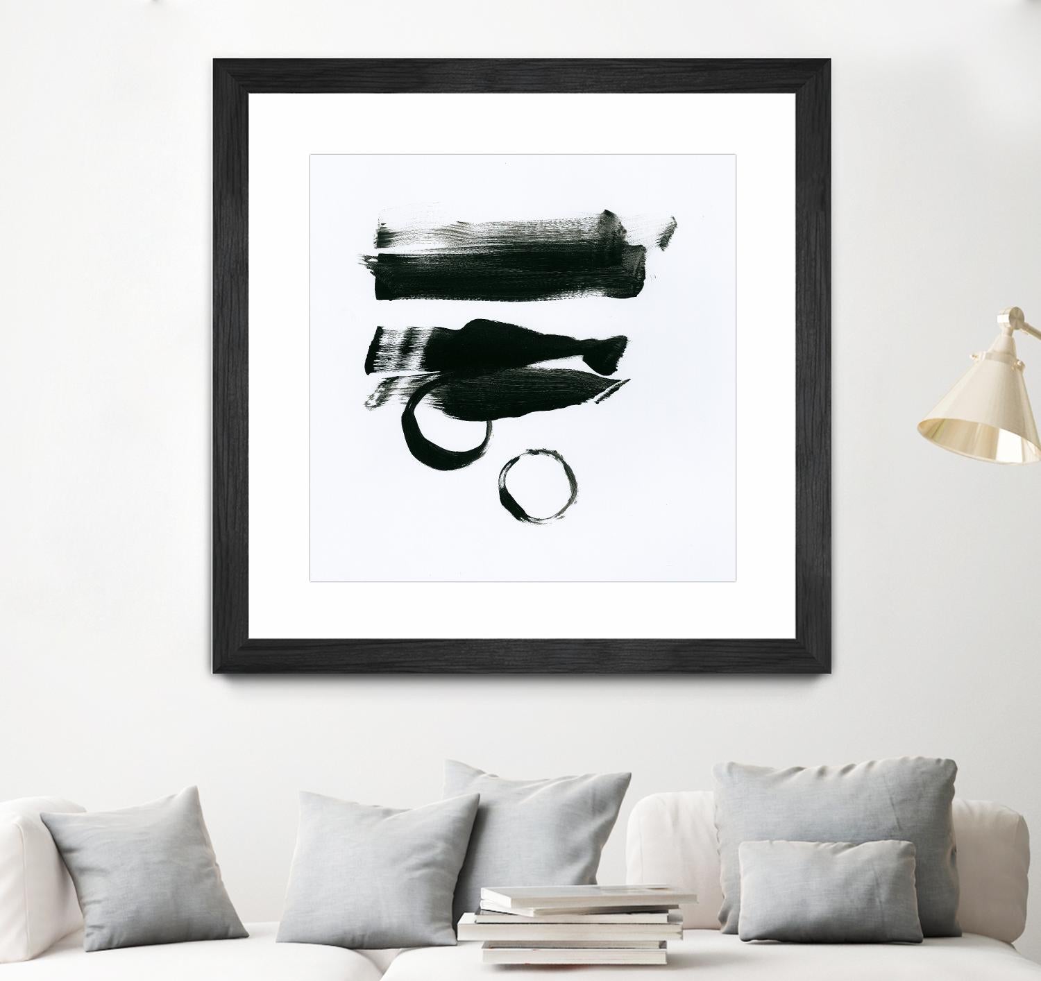 Gold and Black Elements 16 by Mike Schick on GIANT ART - black abstract