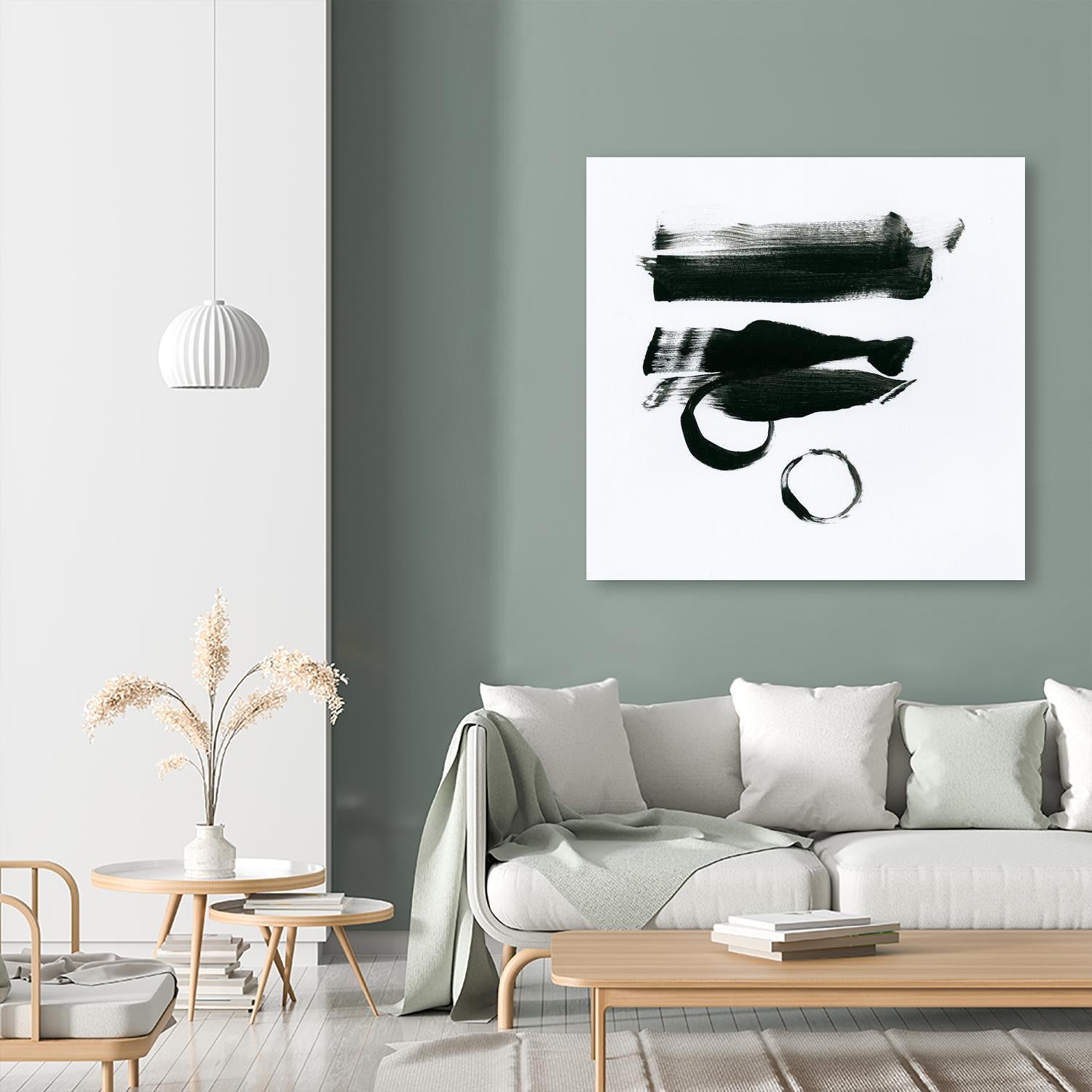 Gold and Black Elements 16 by Mike Schick on GIANT ART - black abstract