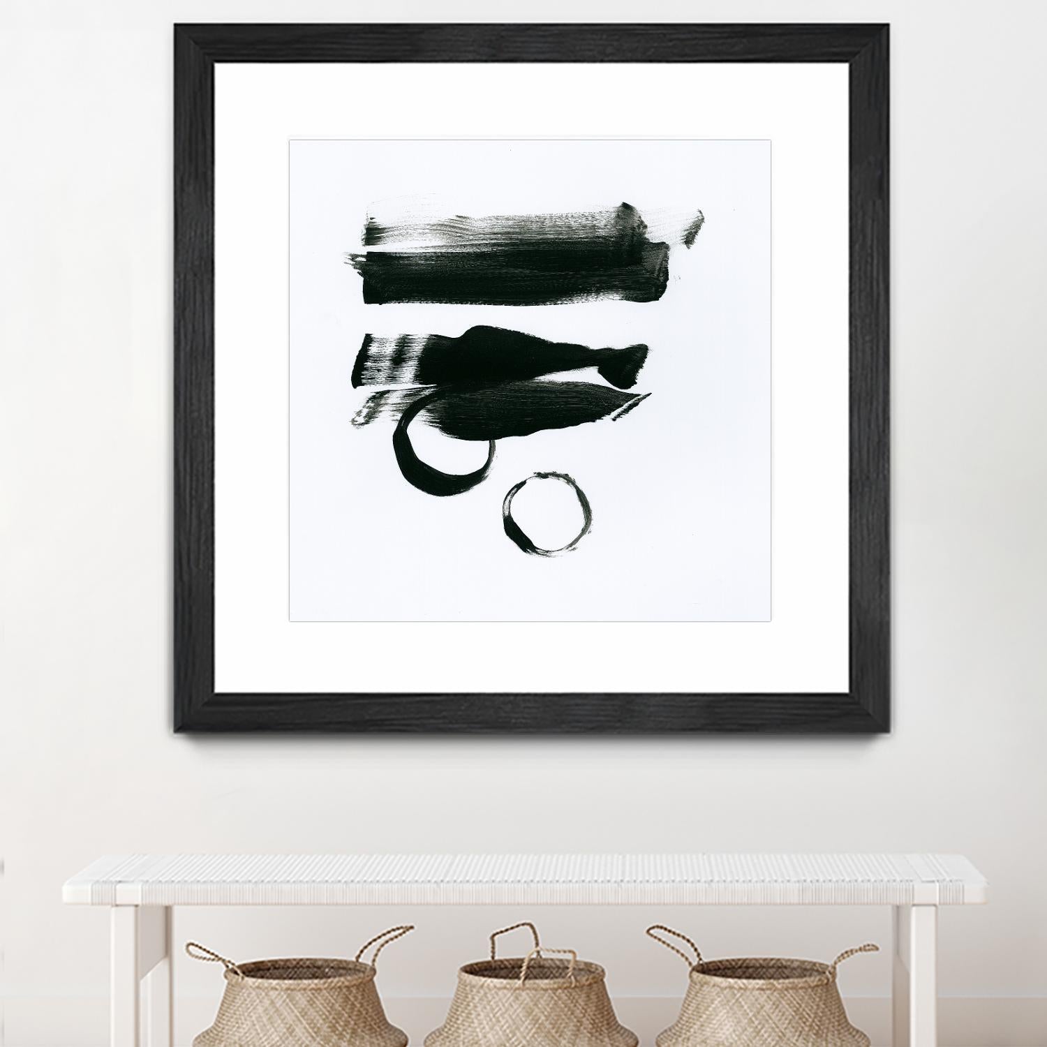 Gold and Black Elements 16 by Mike Schick on GIANT ART - black abstract