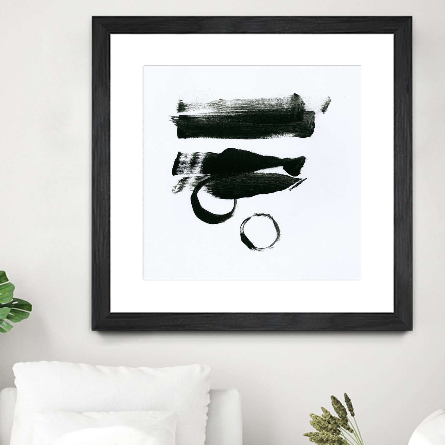 Gold and Black Elements 16 by Mike Schick on GIANT ART - black abstract