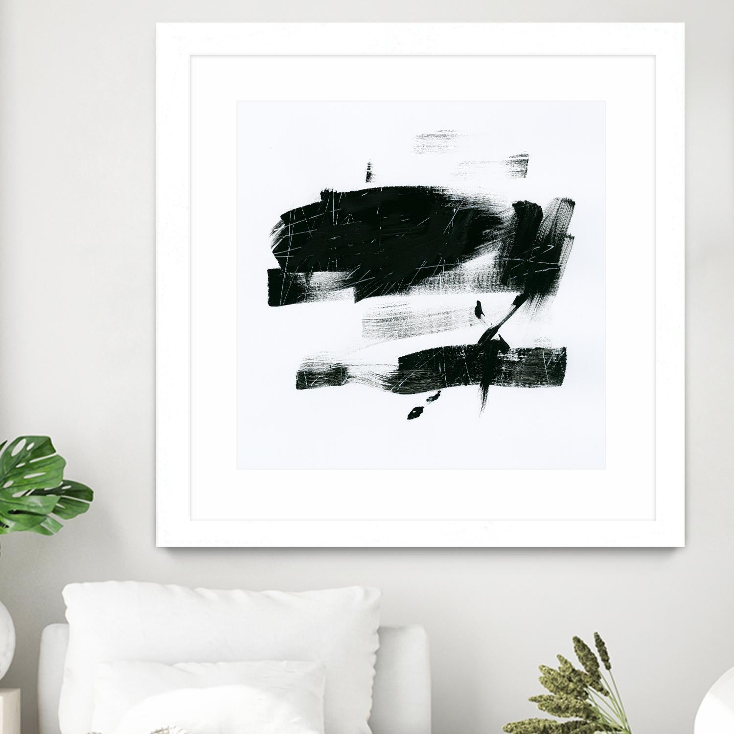 Gold and Black Elements 20 by Mike Schick on GIANT ART - black abstract