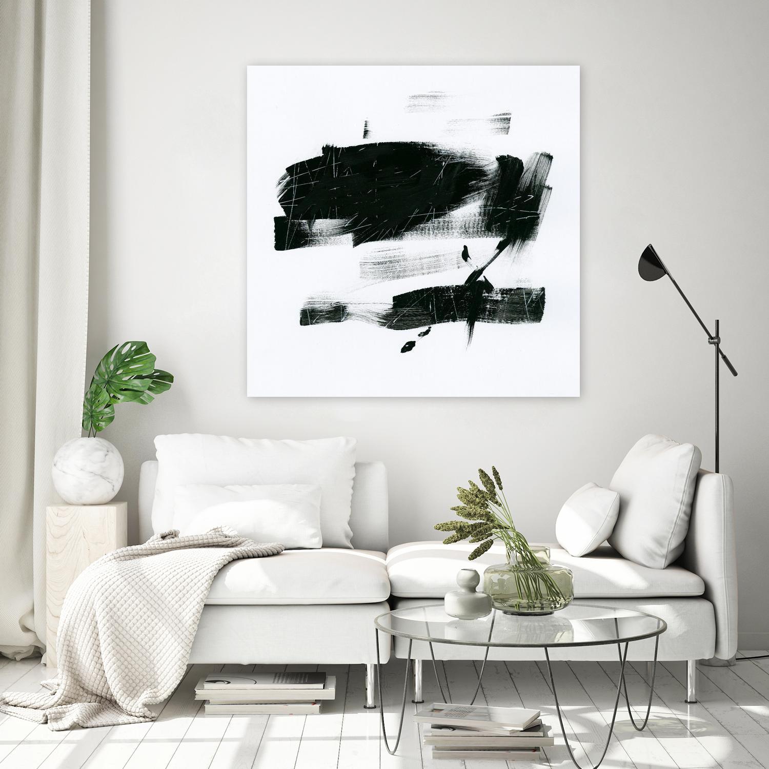 Gold and Black Elements 20 by Mike Schick on GIANT ART - black abstract