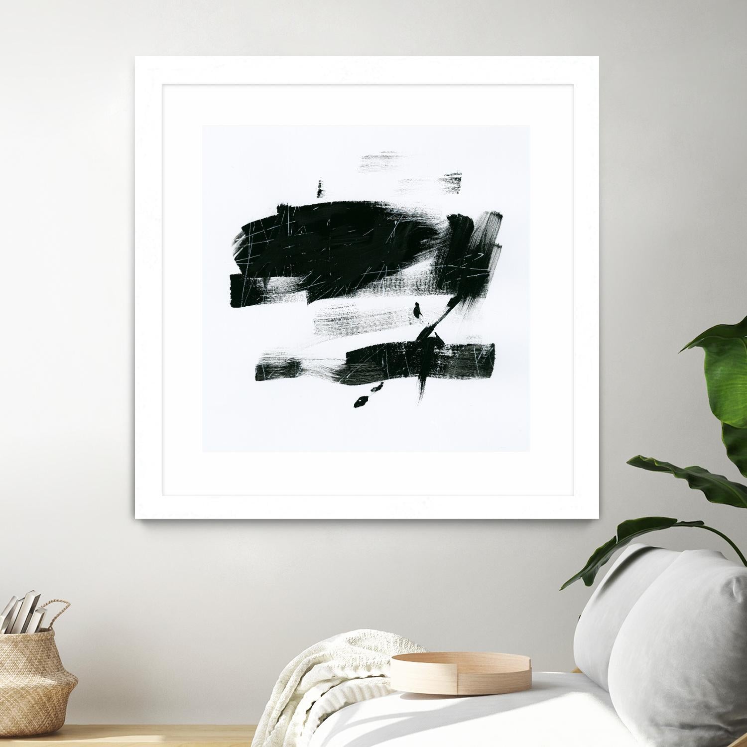 Gold and Black Elements 20 by Mike Schick on GIANT ART - black abstract