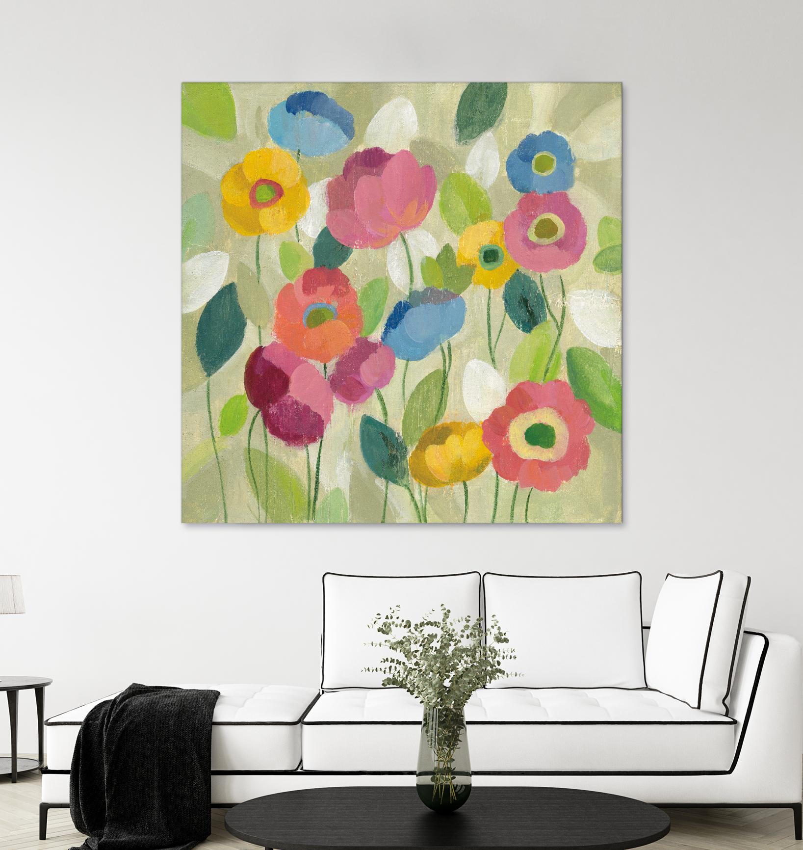 Fairy Tale Flowers I by Silvia Vassileva on GIANT ART - green floral