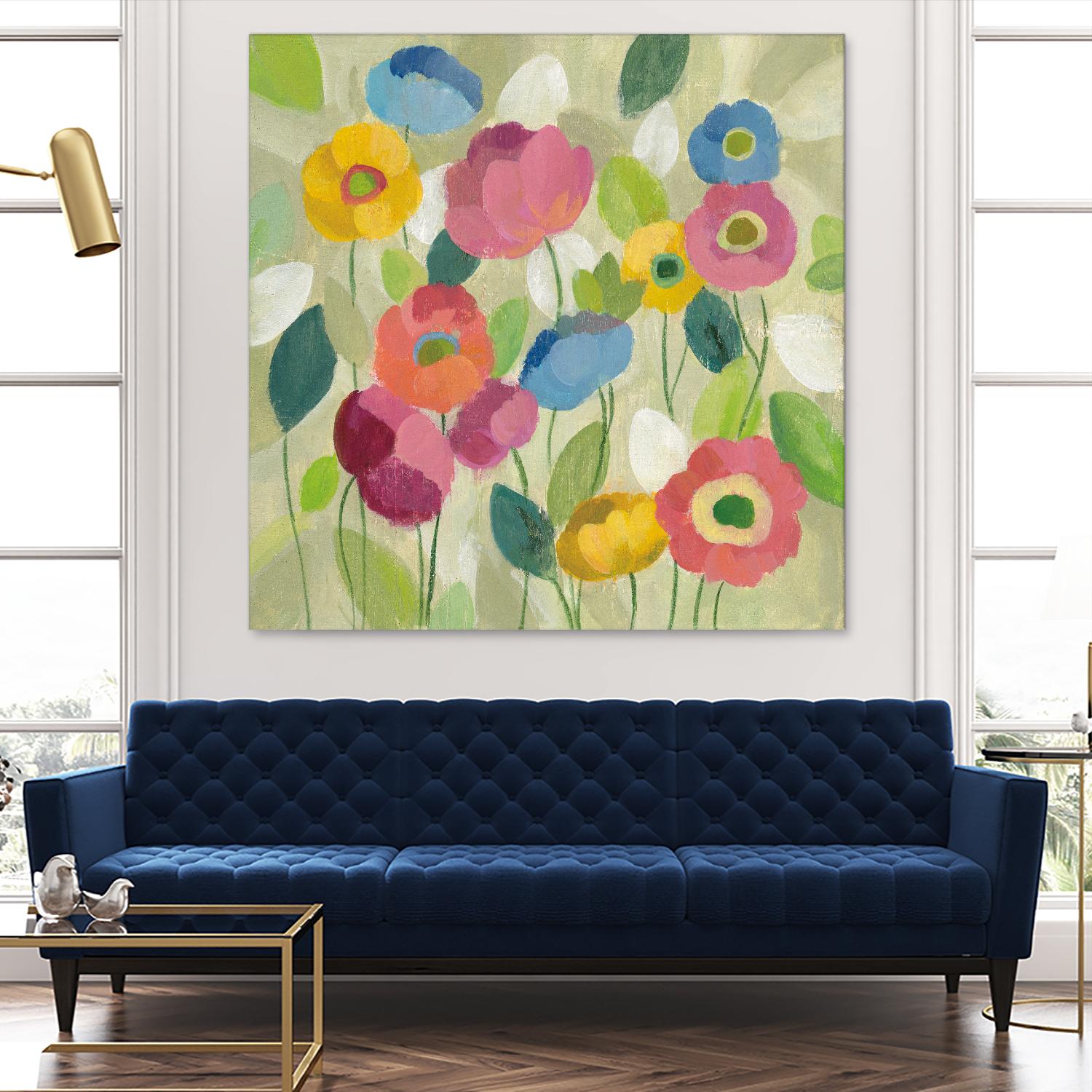 Fairy Tale Flowers I by Silvia Vassileva on GIANT ART - green floral