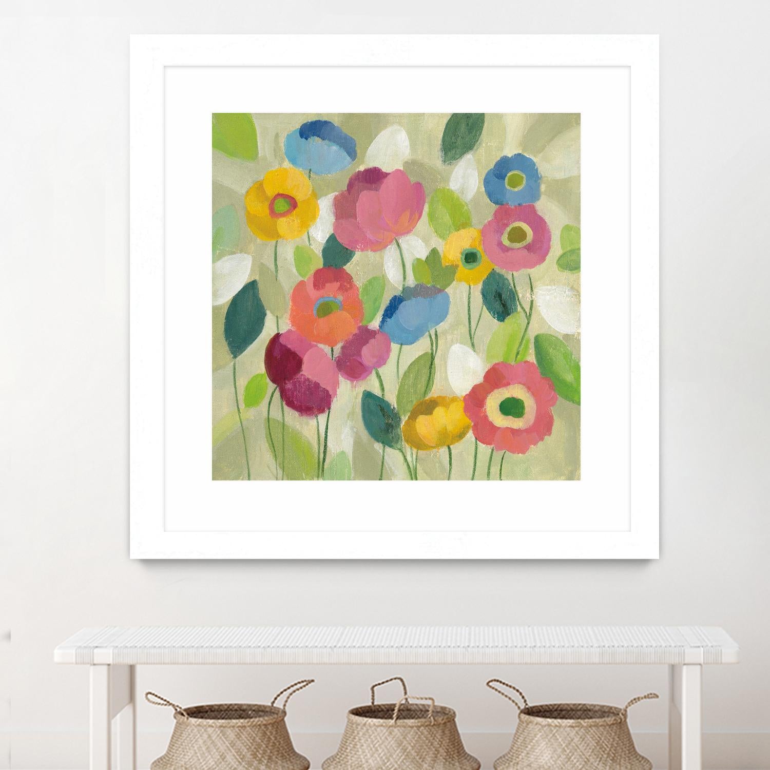 Fairy Tale Flowers I by Silvia Vassileva on GIANT ART - green floral