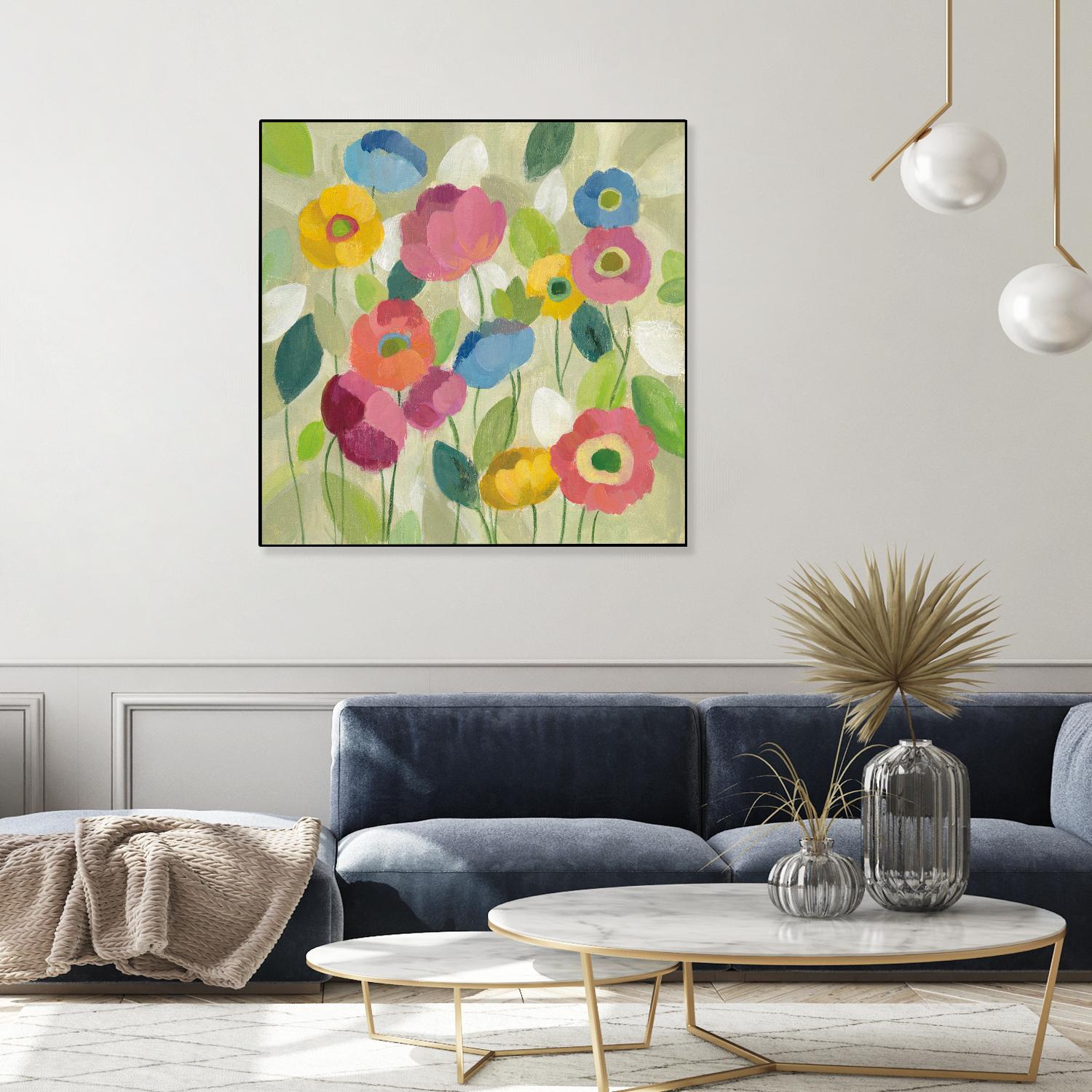 Fairy Tale Flowers I by Silvia Vassileva on GIANT ART - green floral