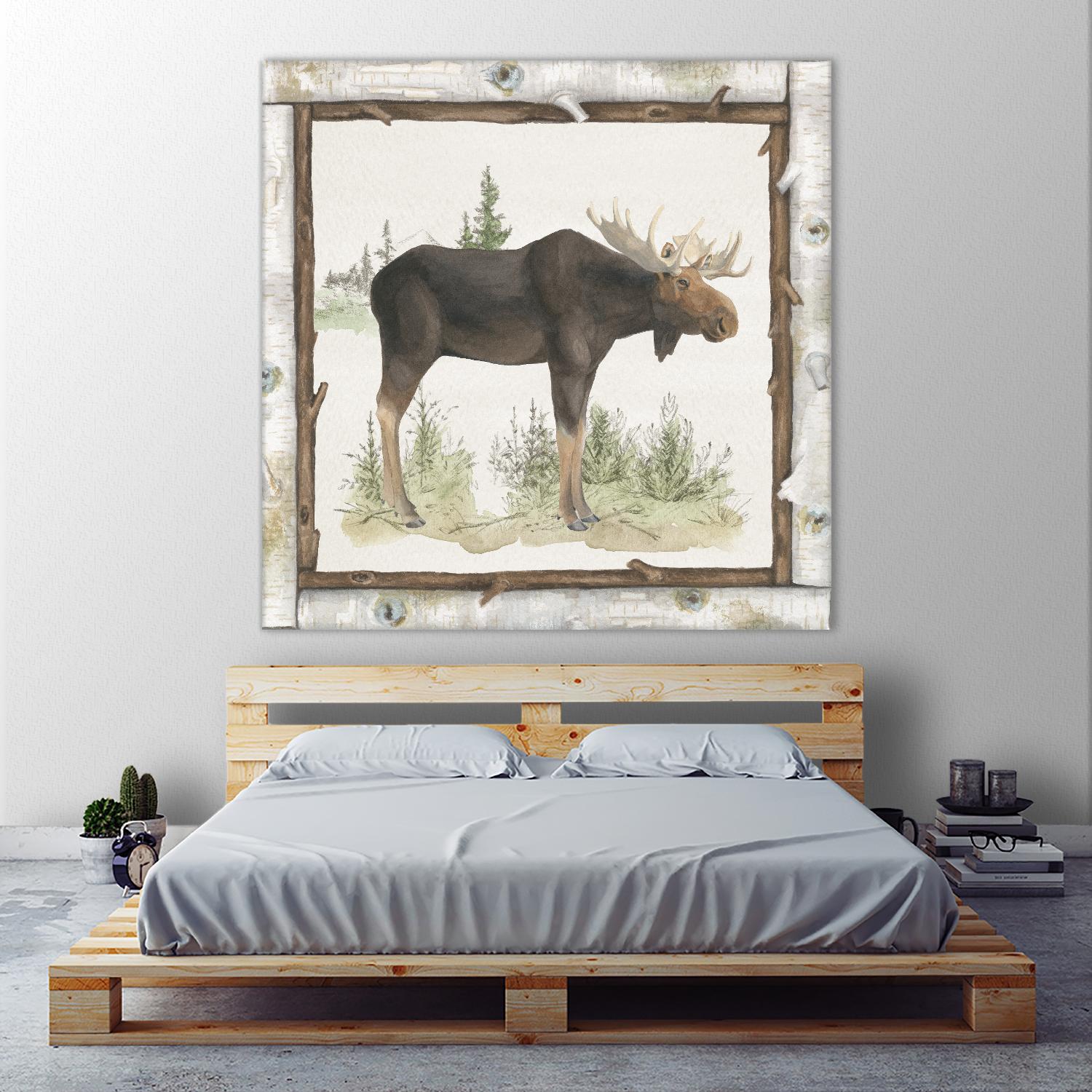 Family Cabin III by Beth Grove on GIANT ART - beige country look