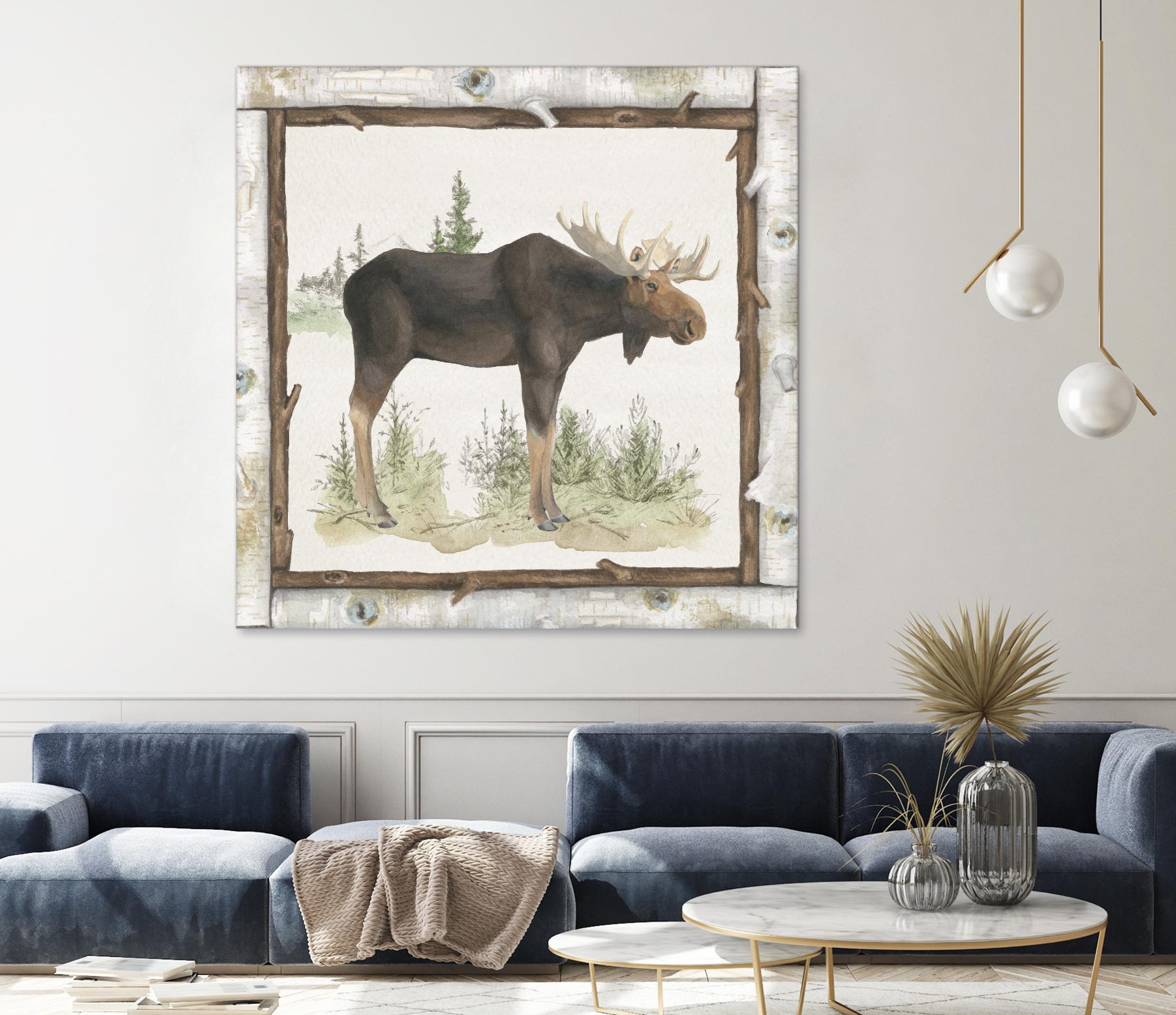 Family Cabin III by Beth Grove on GIANT ART - beige country look