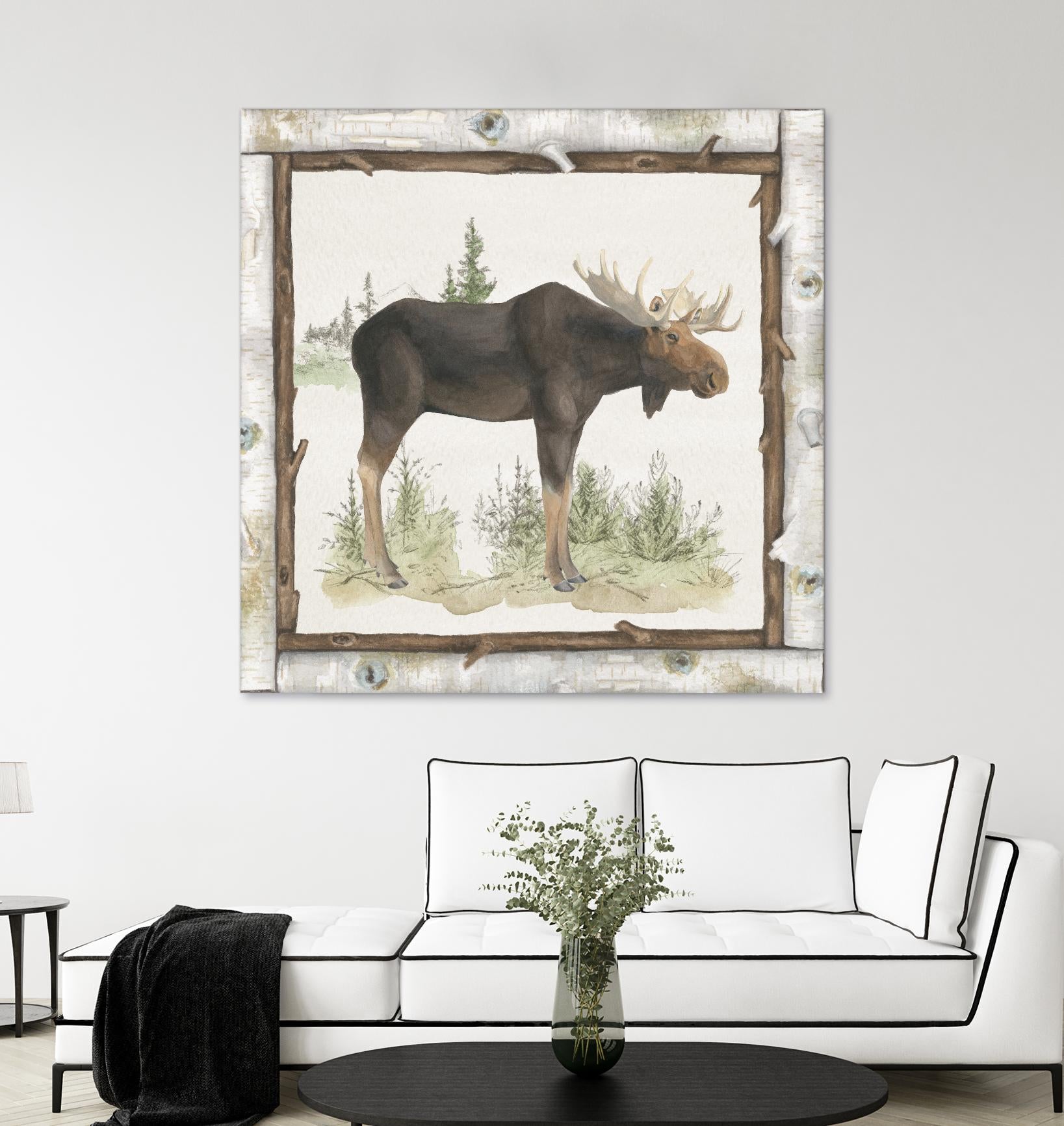 Family Cabin III by Beth Grove on GIANT ART - beige country look