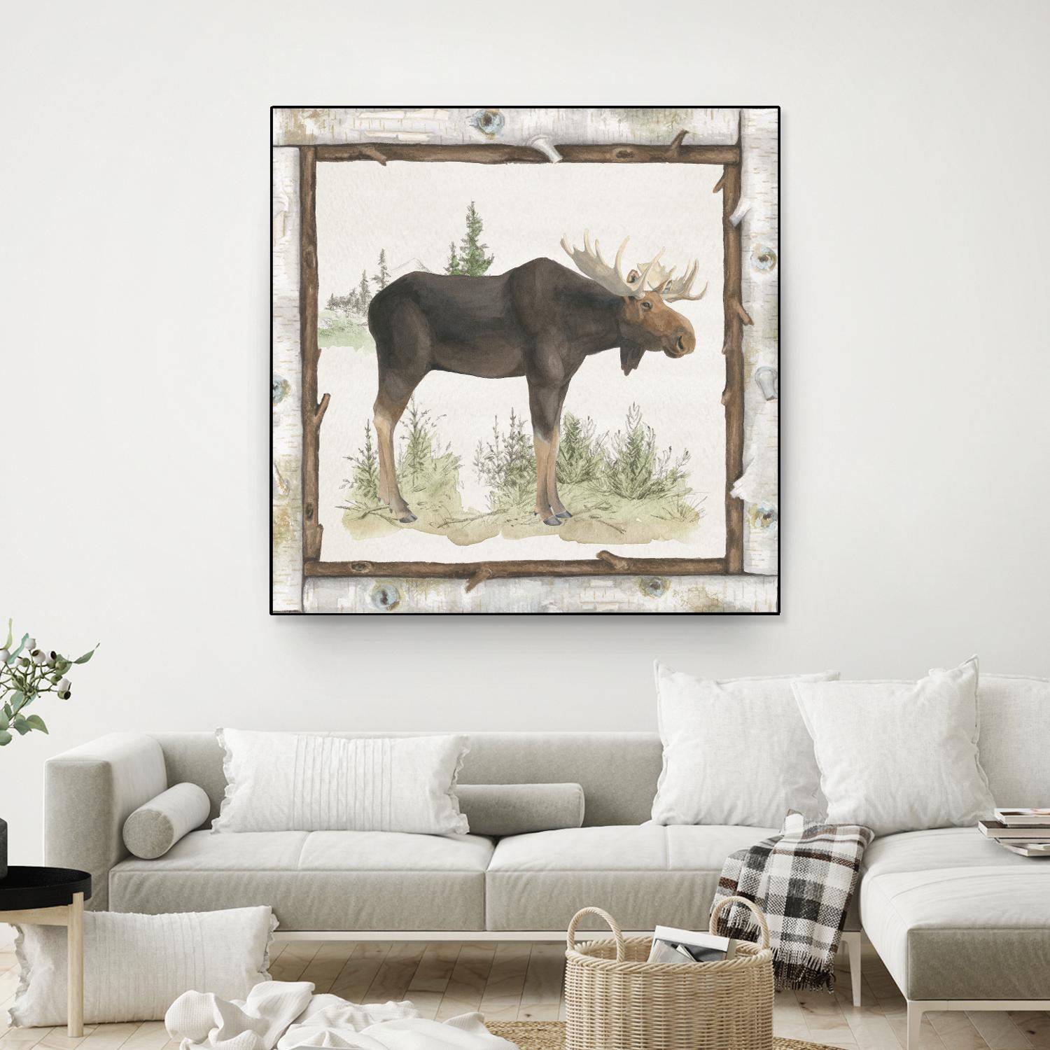 Family Cabin III by Beth Grove on GIANT ART - beige country look