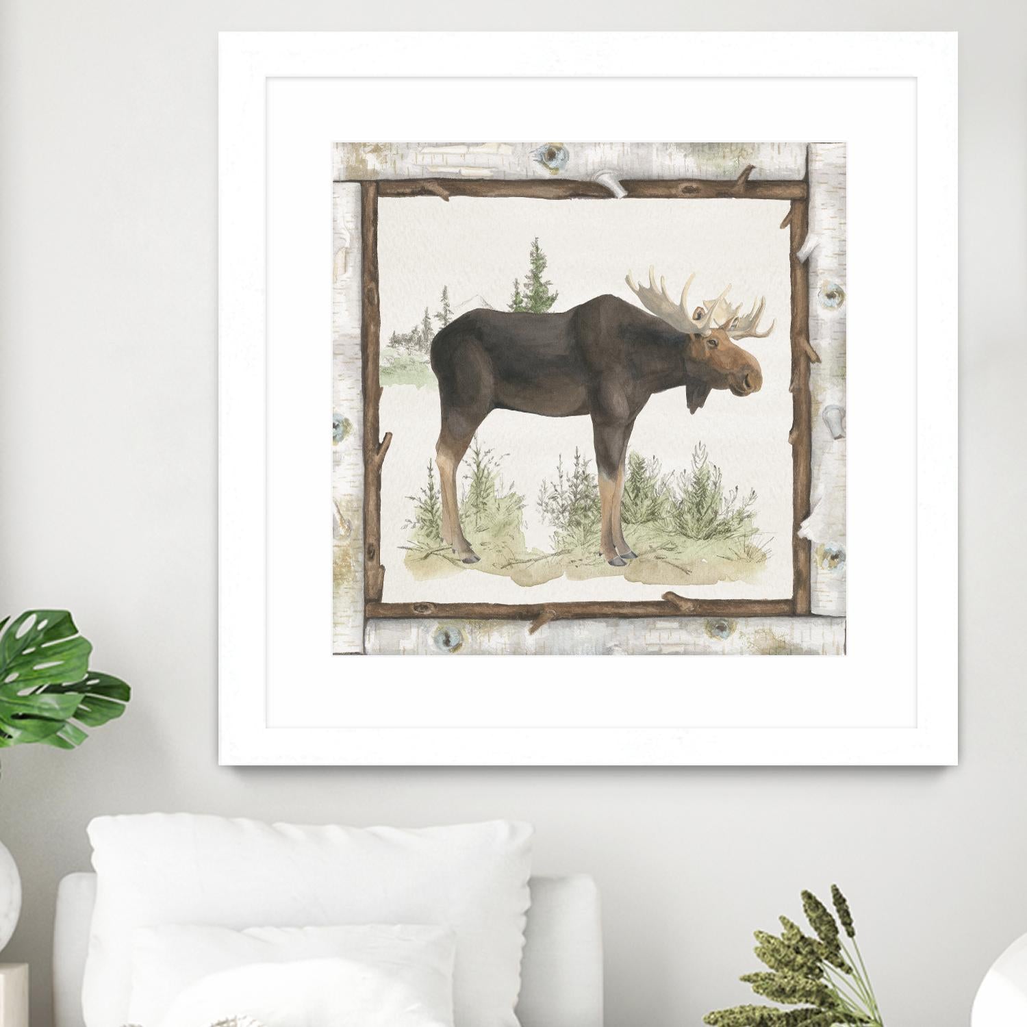 Family Cabin III by Beth Grove on GIANT ART - beige country look