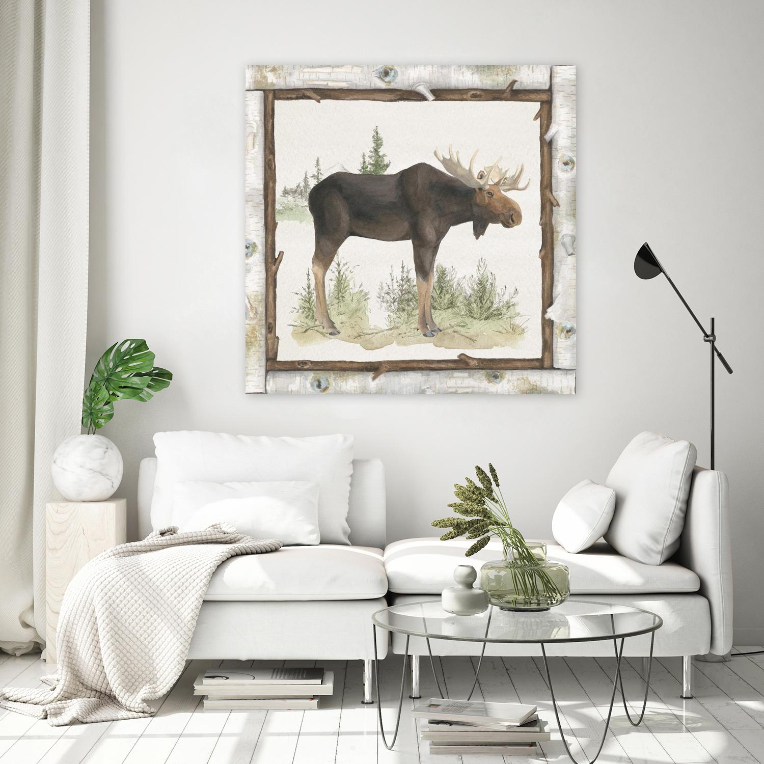 Family Cabin III by Beth Grove on GIANT ART - beige country look