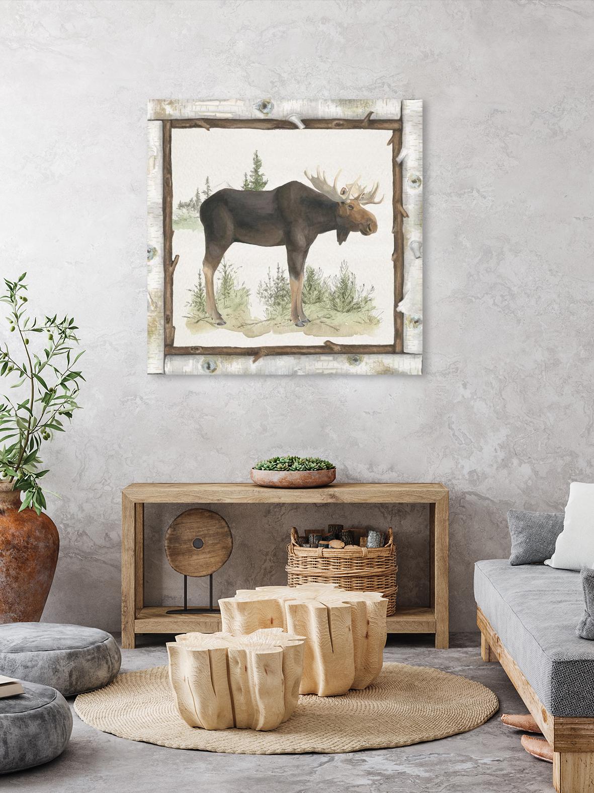 Family Cabin III by Beth Grove on GIANT ART - beige country look