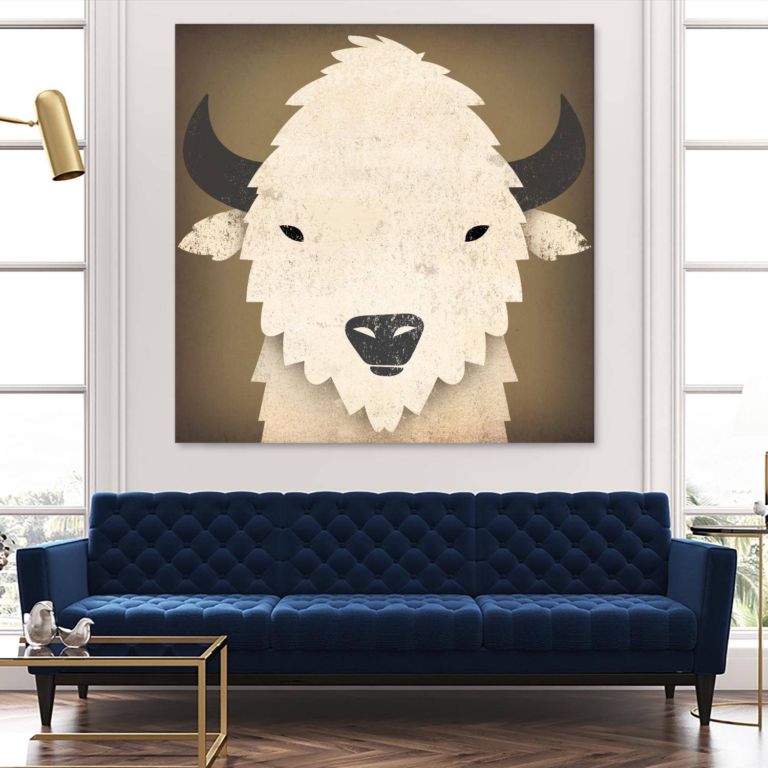 Buffalo I by Ryan Fowler on GIANT ART - brown animals