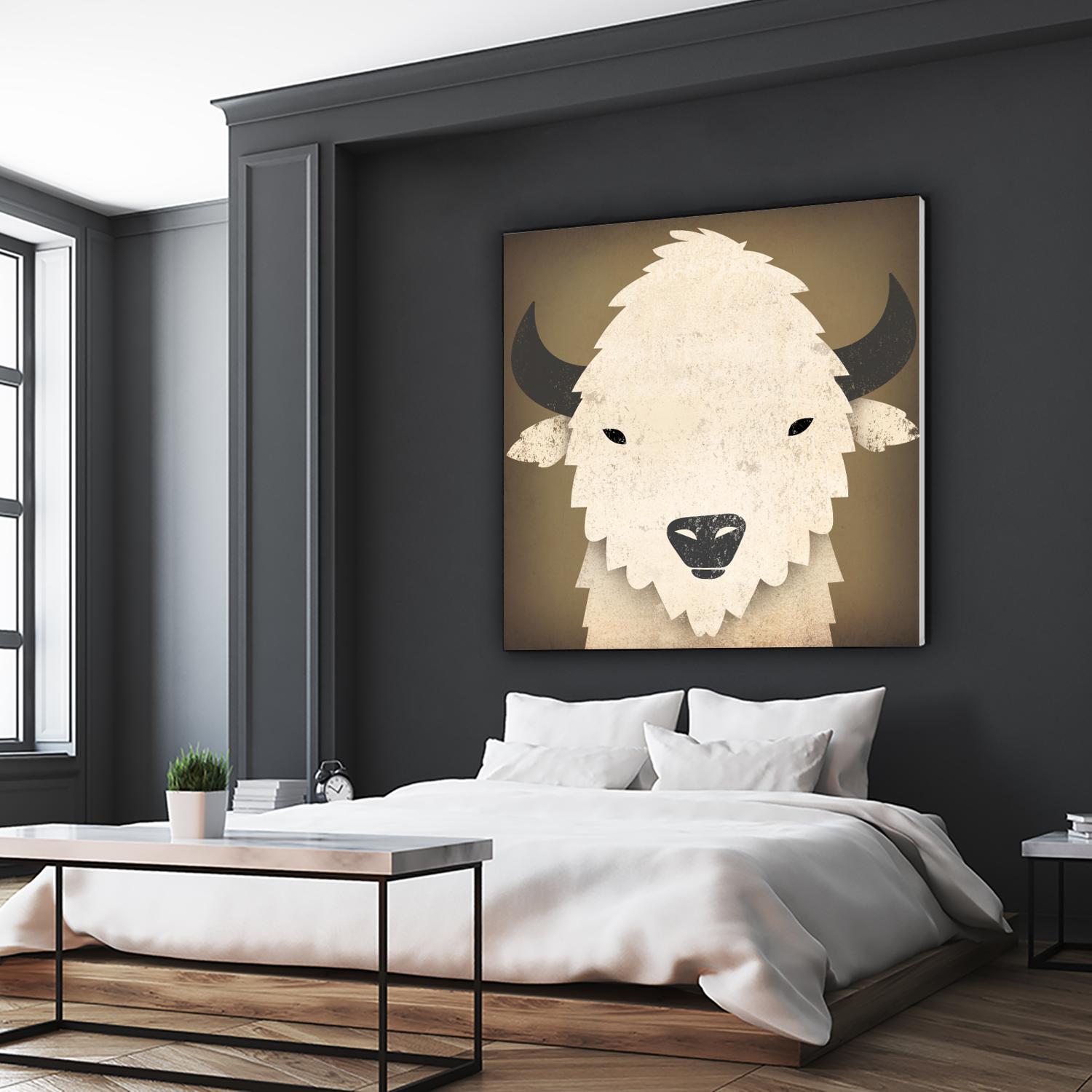 Buffalo I by Ryan Fowler on GIANT ART - brown animals