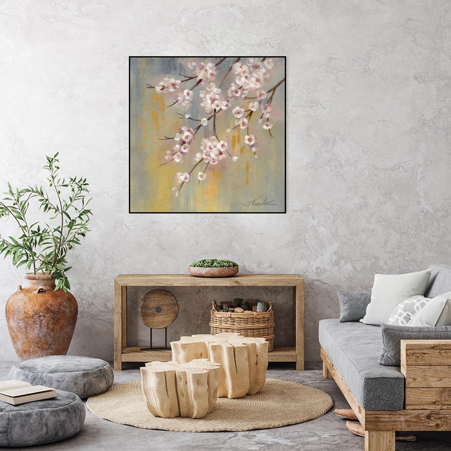 Cherry Cloud I by Silvia Vassileva on GIANT ART - yellow floral