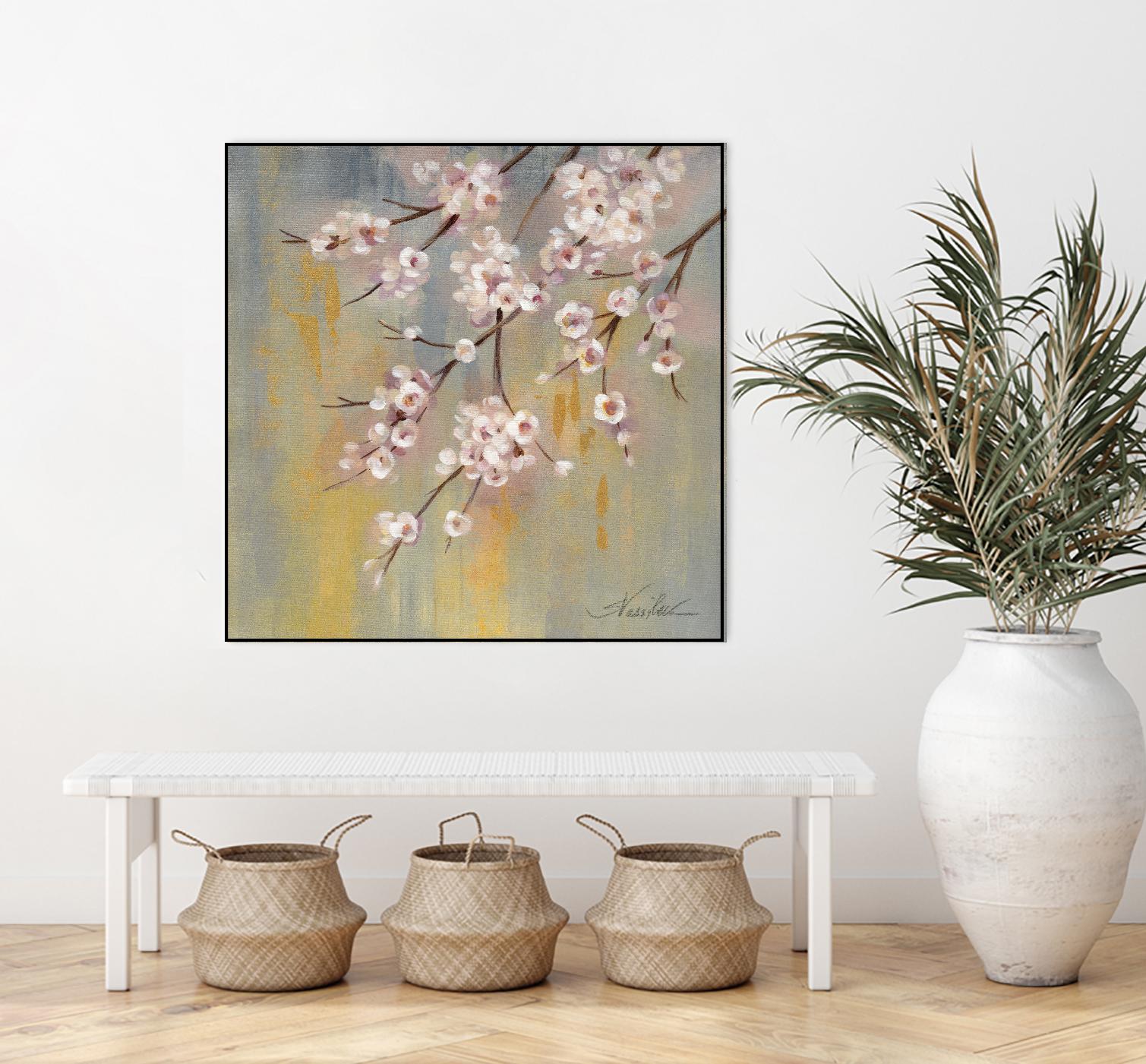 Cherry Cloud I by Silvia Vassileva on GIANT ART - yellow floral