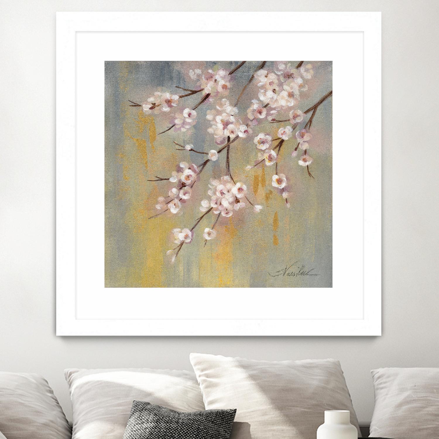 Cherry Cloud I by Silvia Vassileva on GIANT ART - yellow floral