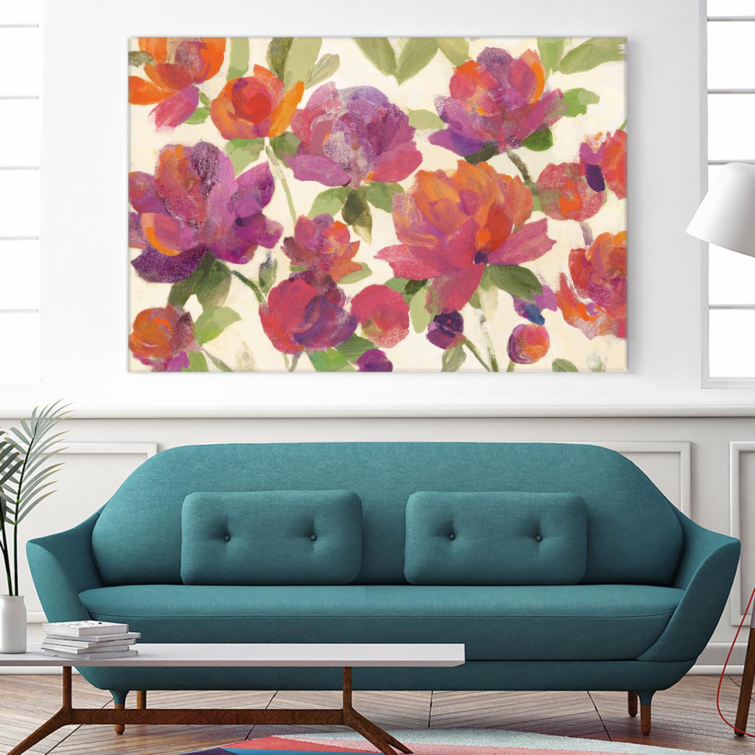 Garden Delight III by Albena Hristova on GIANT ART - green floral