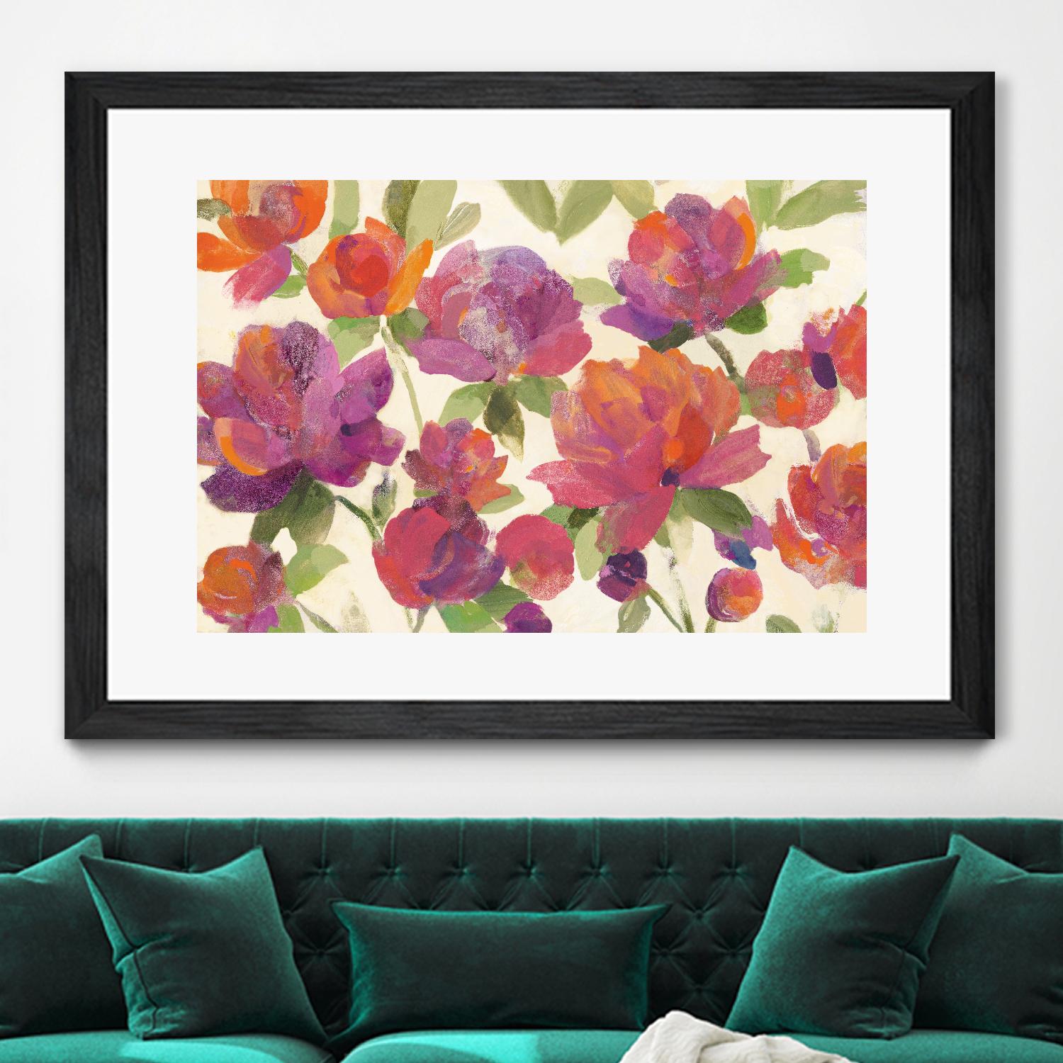 Garden Delight III by Albena Hristova on GIANT ART - green floral