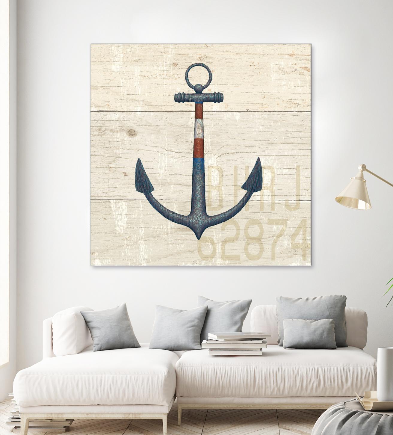 Nautique III by James Wiens on GIANT ART - beige nautical