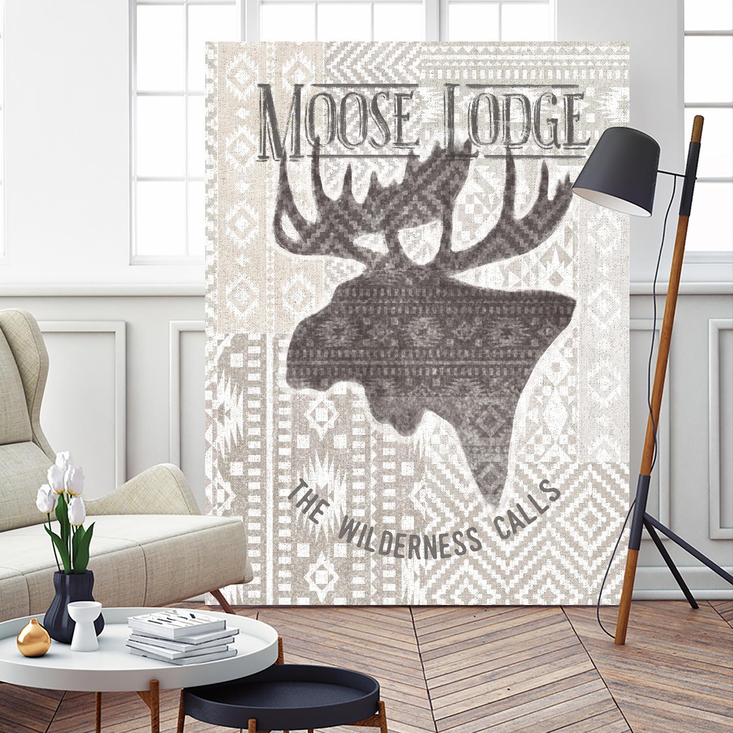 Soft Lodge V by Janelle Penner on GIANT ART - beige country look